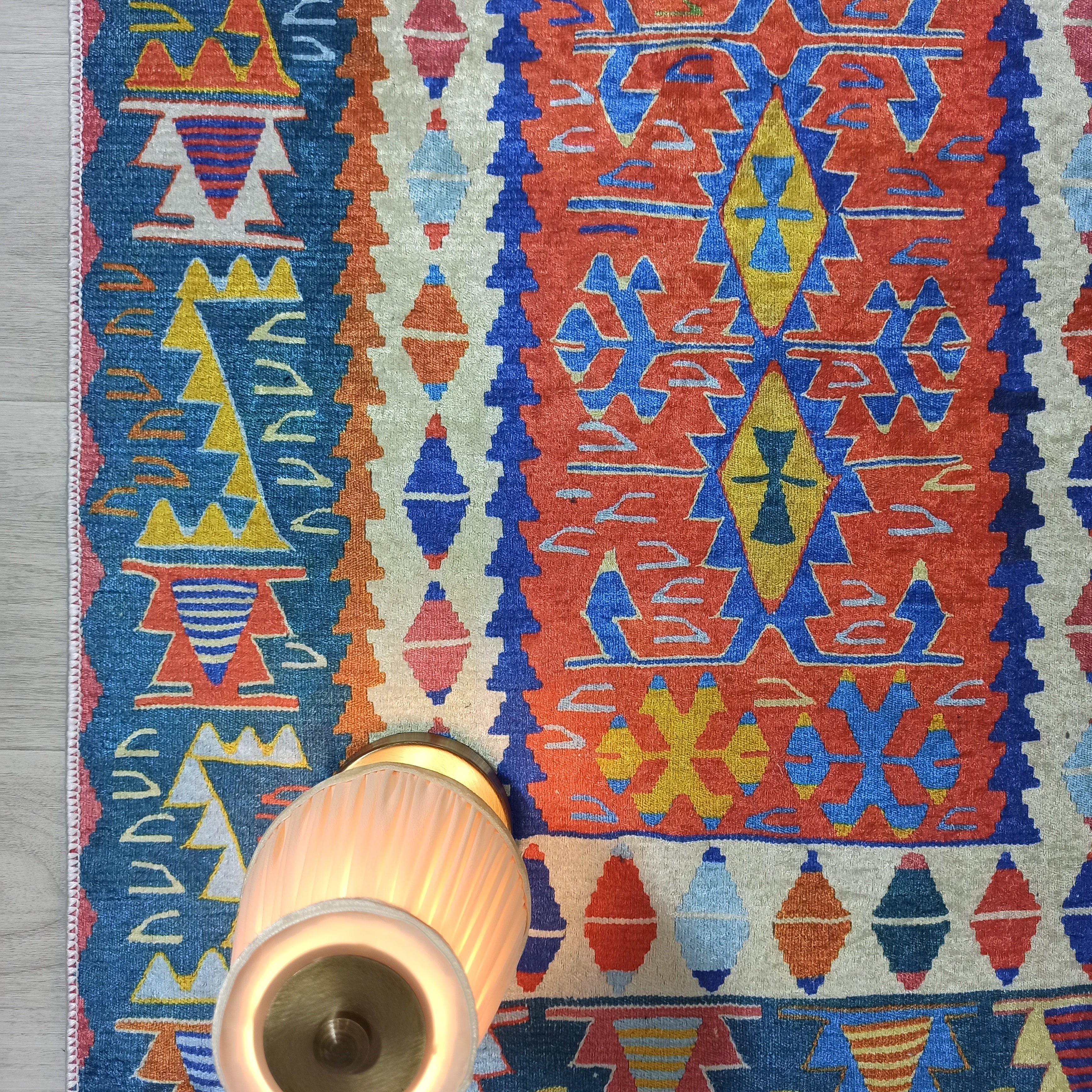 Kilim Style Runner & Rug, Multi Color Rug, Modern Home Décor