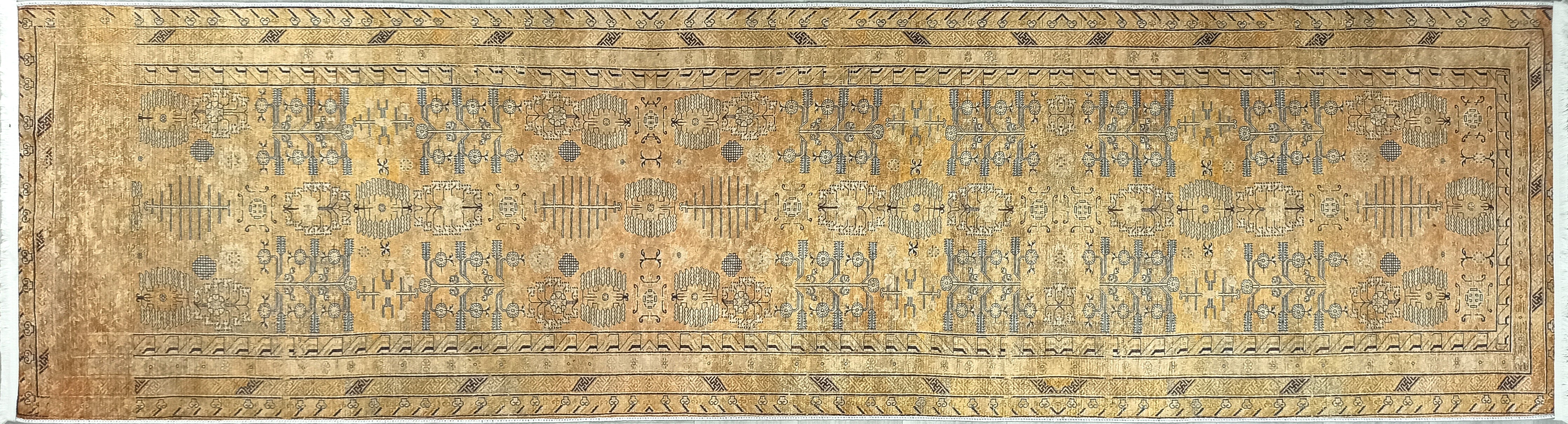 Persian Style Beige Yellow Vintage Design Rug