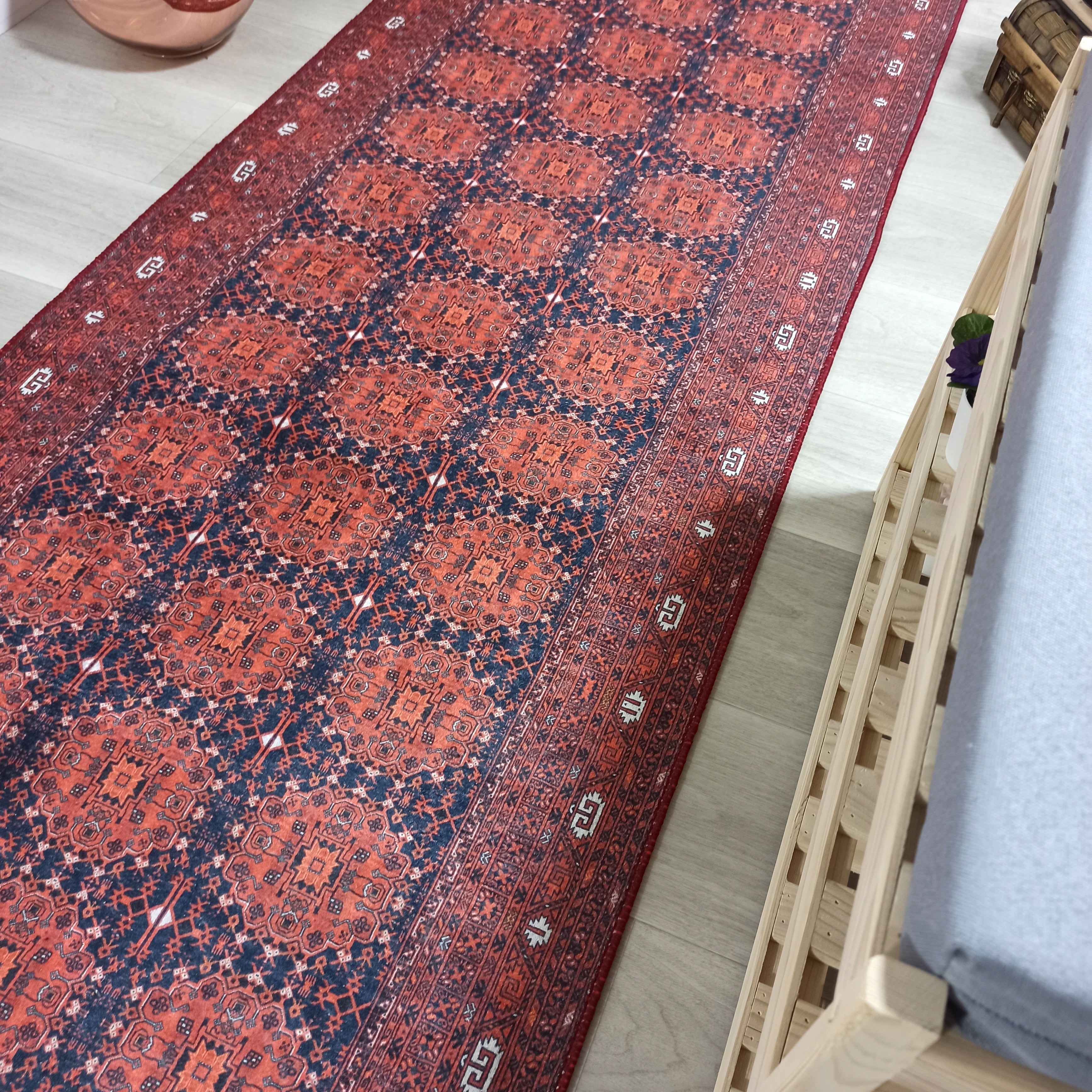 Persian Heriz Red Oriental Area Rug