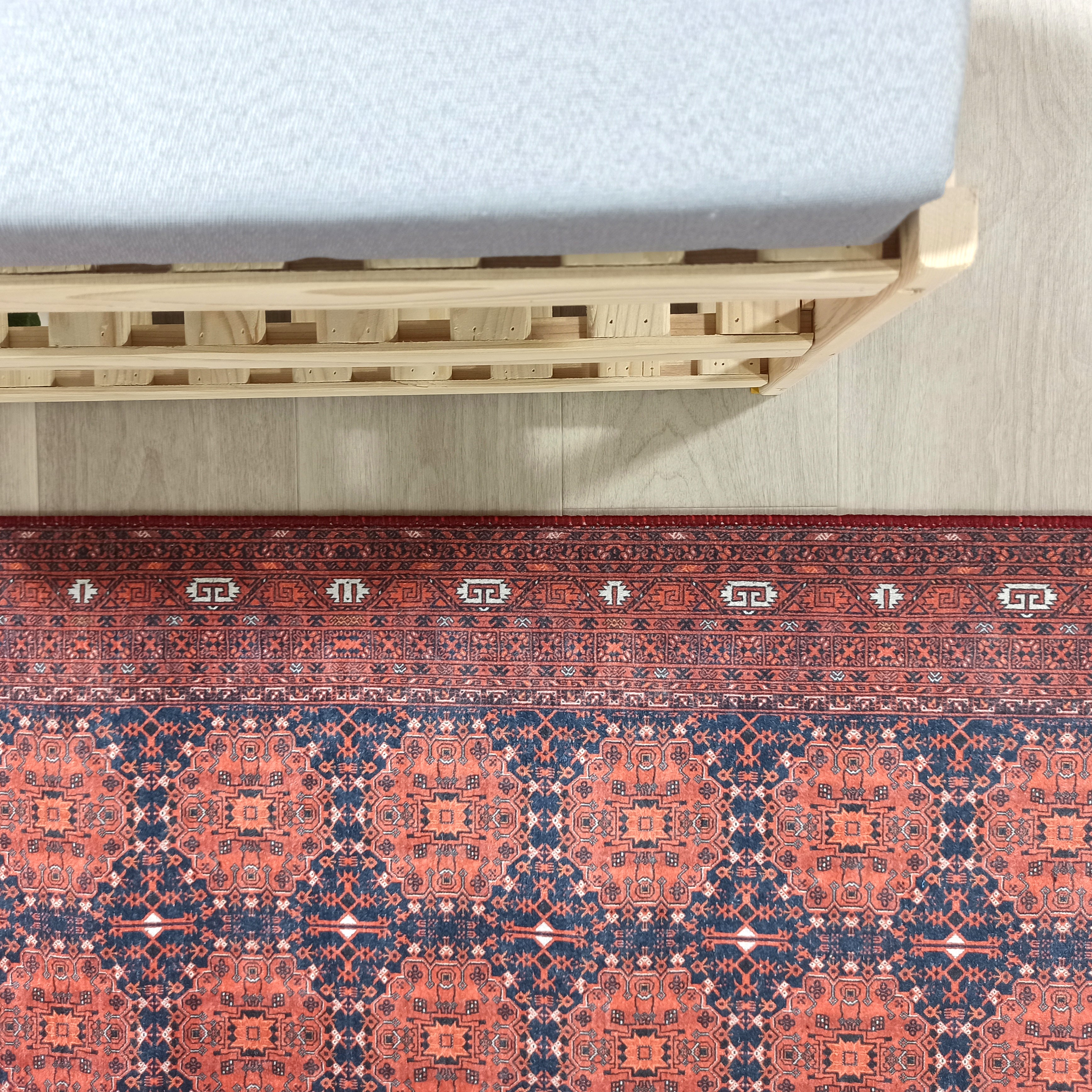 Persian Heriz Red Oriental Area Rug