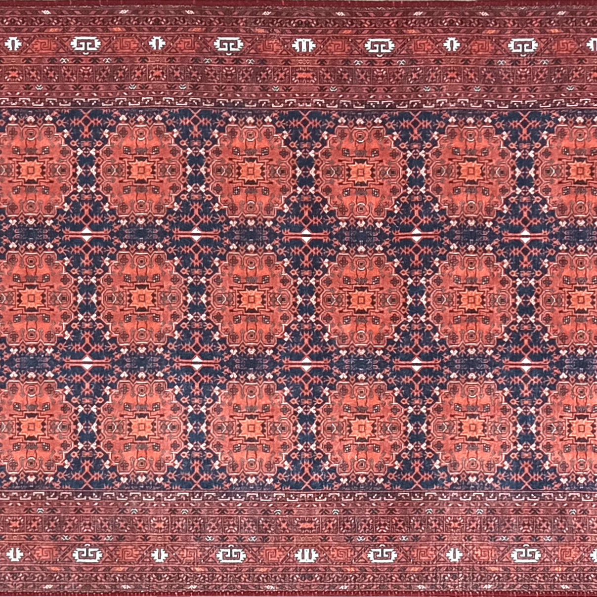 Persian Heriz Red Oriental Area Rug