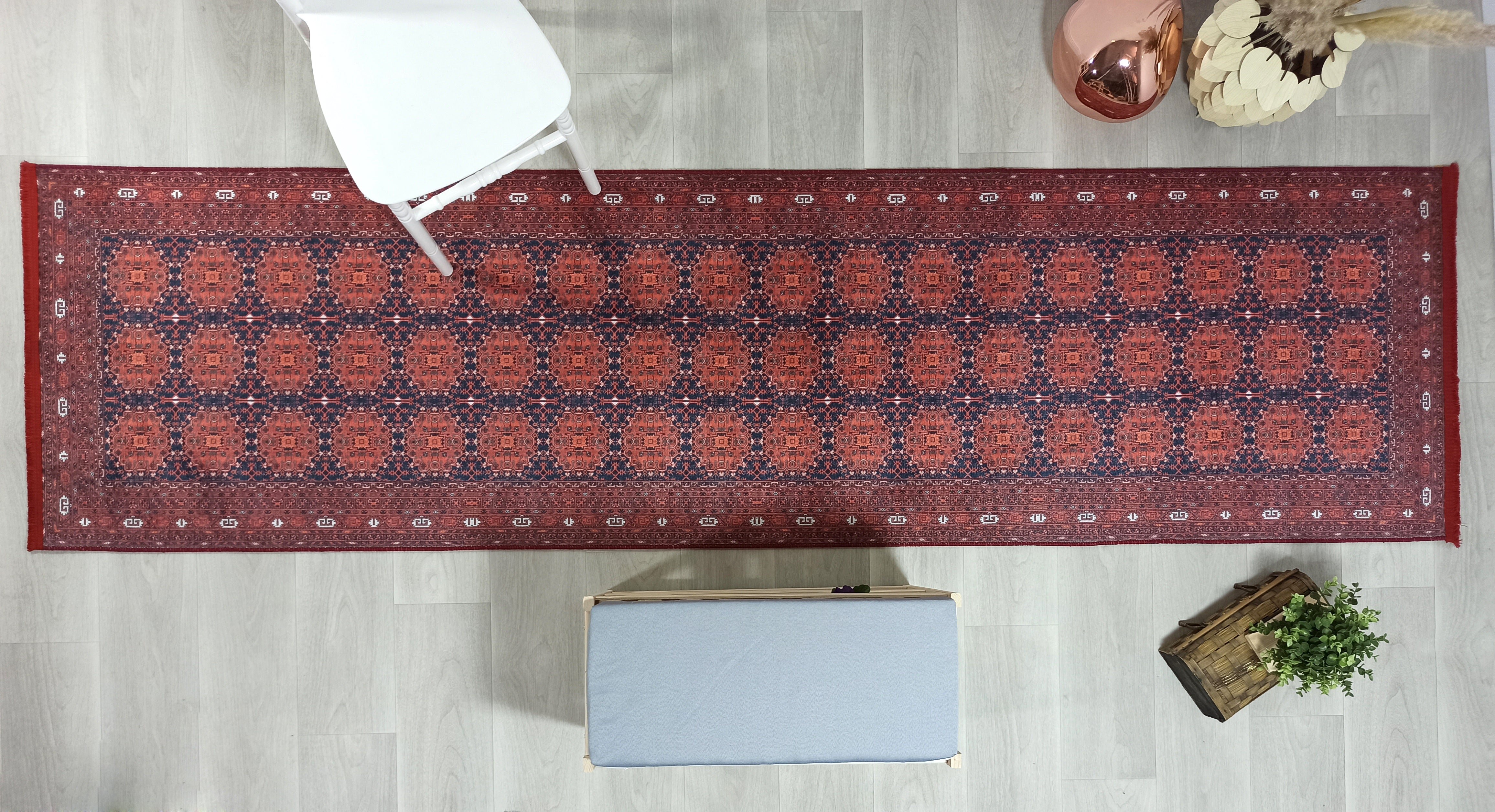 Persian Heriz Red Oriental Area Rug