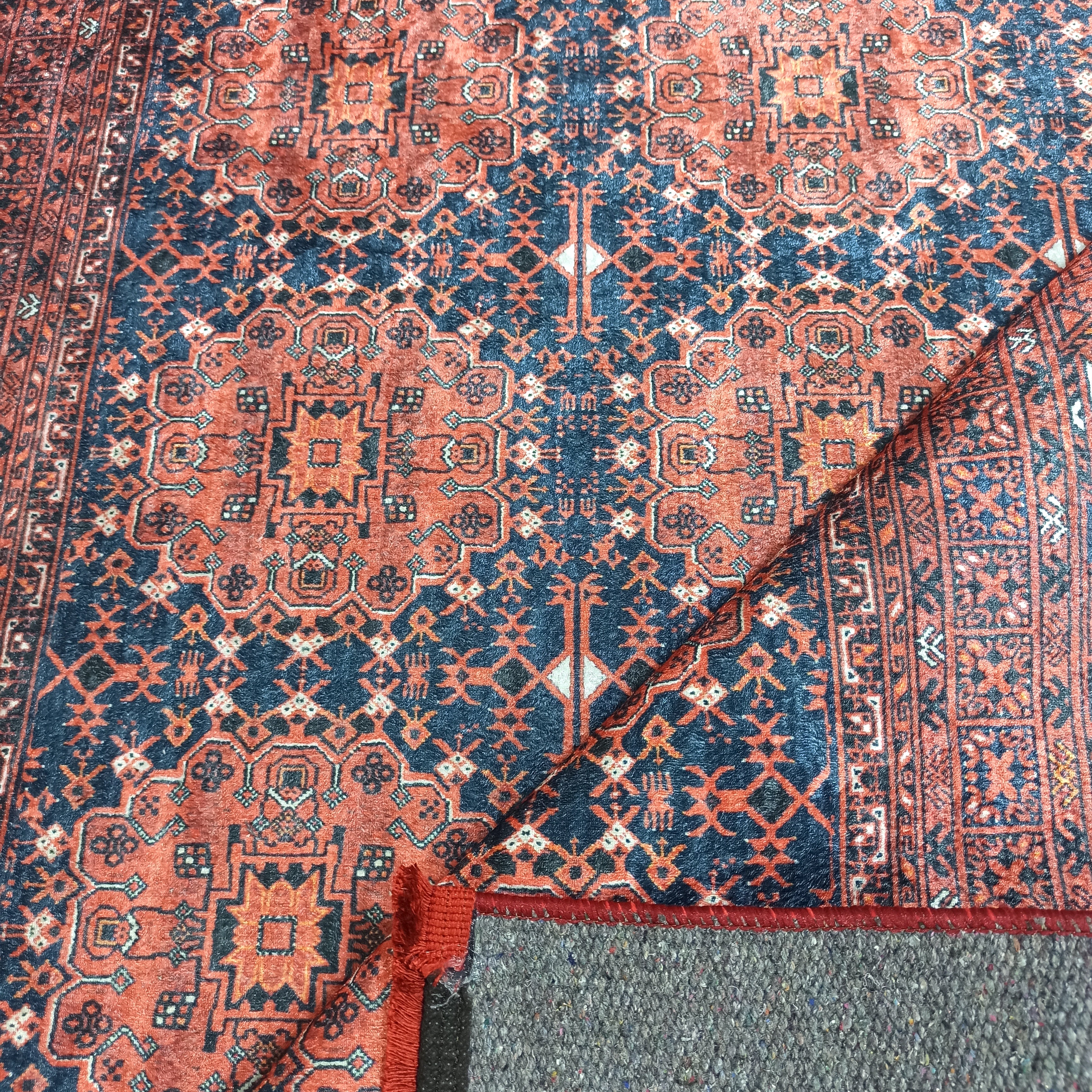 Persian Heriz Red Oriental Area Rug