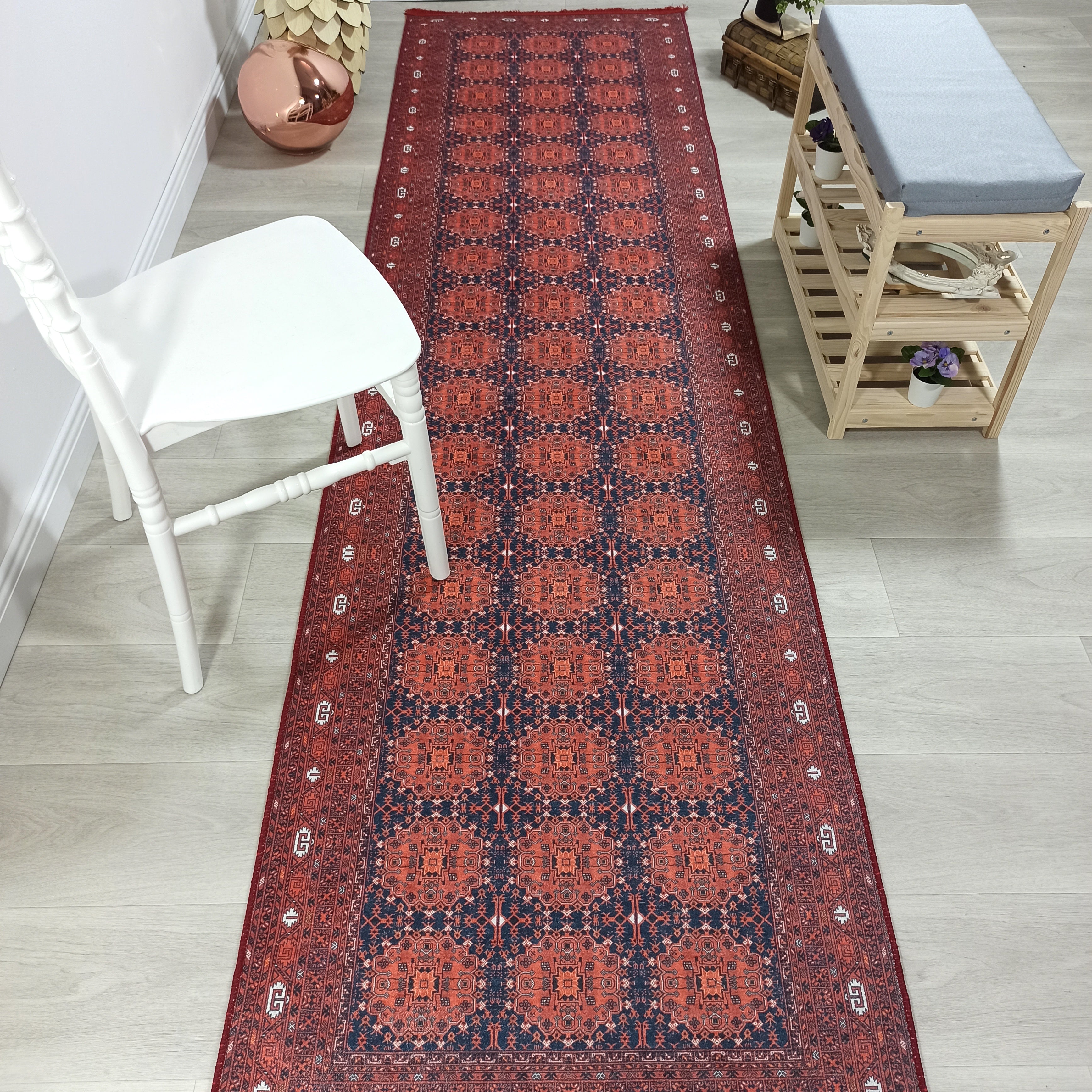 Persian Heriz Red Oriental Area Rug