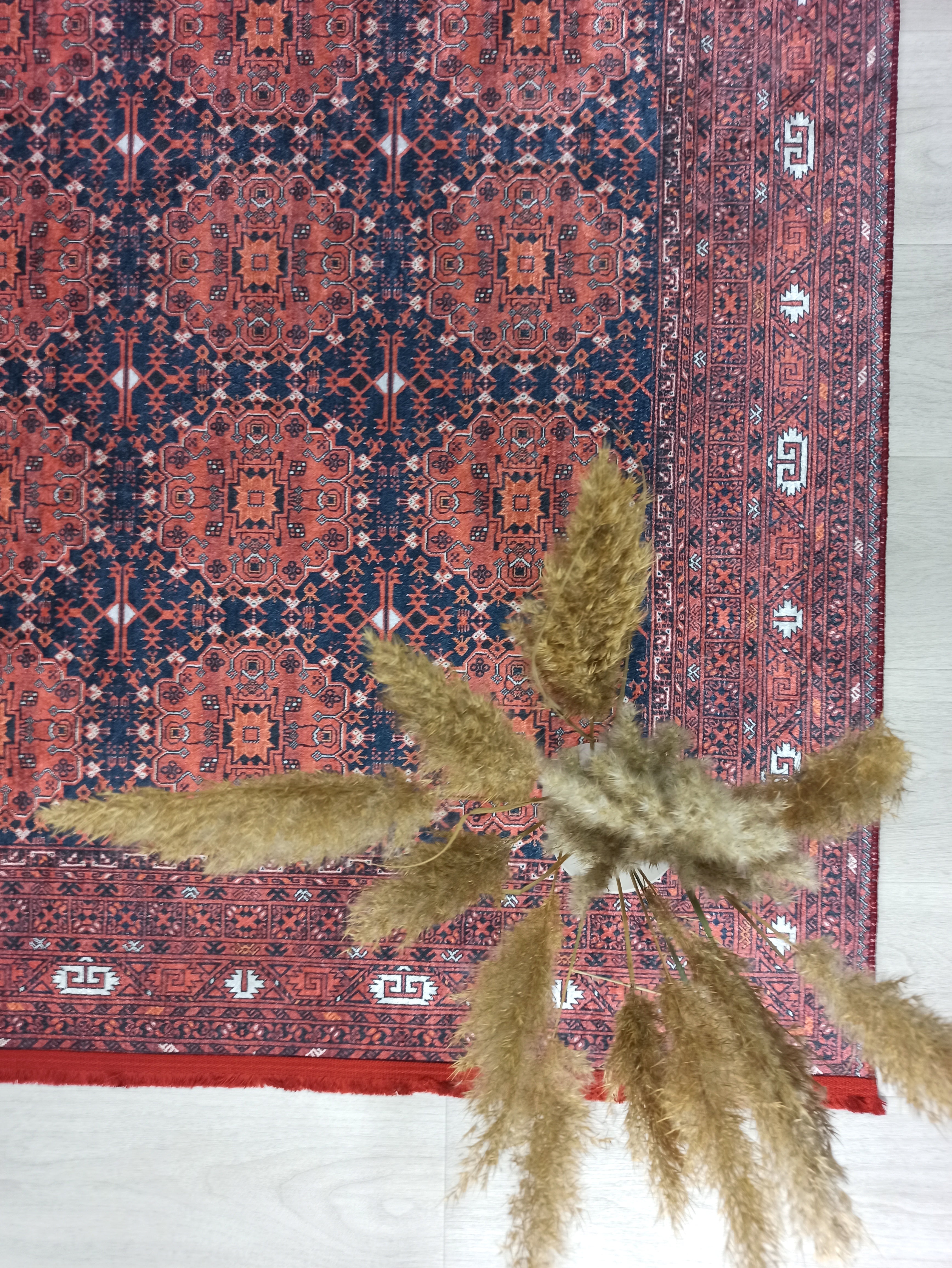 Persian Heriz Red Oriental Area Rug