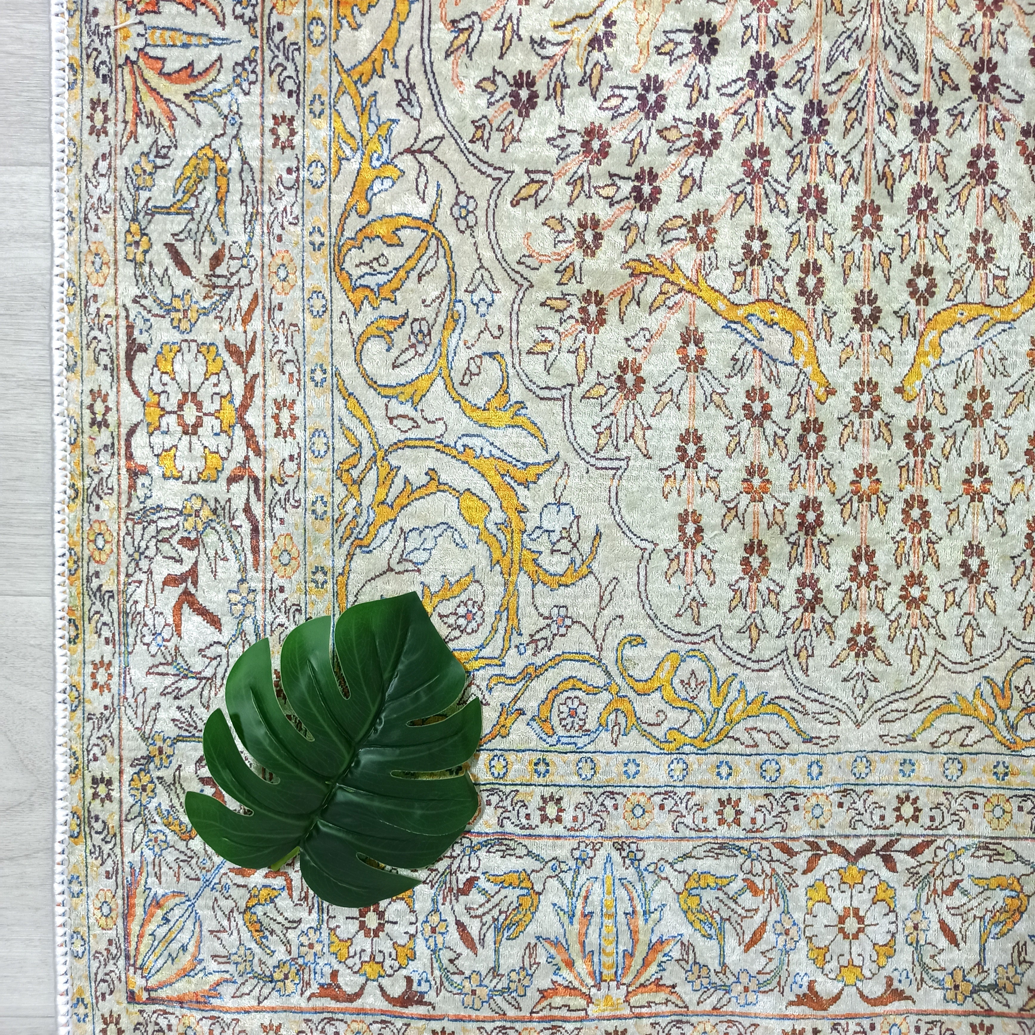 Turkish Beige Ivory Vintage Neutral Beige Rug