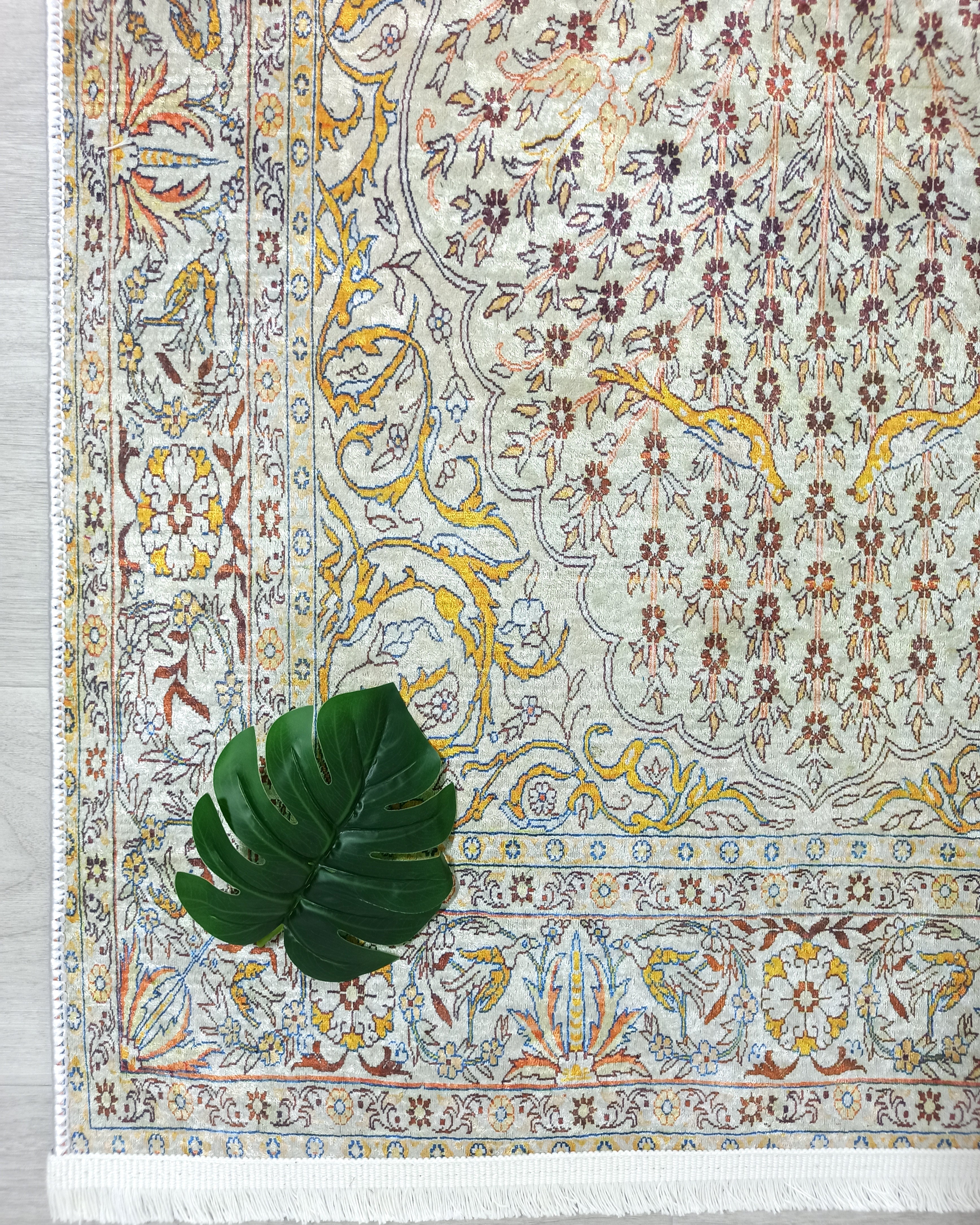 Turkish Beige Ivory Vintage Neutral Beige Rug