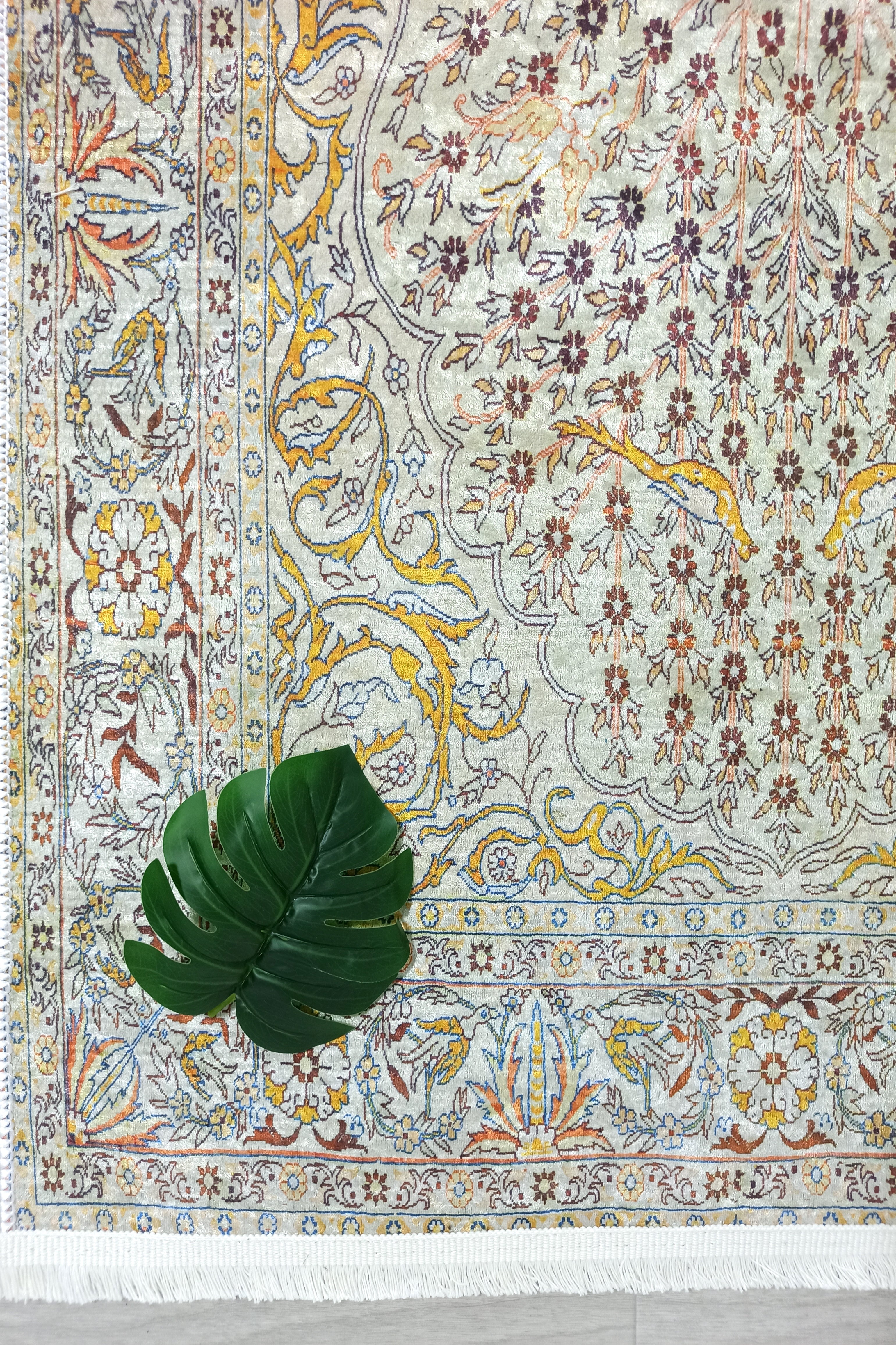 Turkish Beige Ivory Vintage Neutral Beige Rug