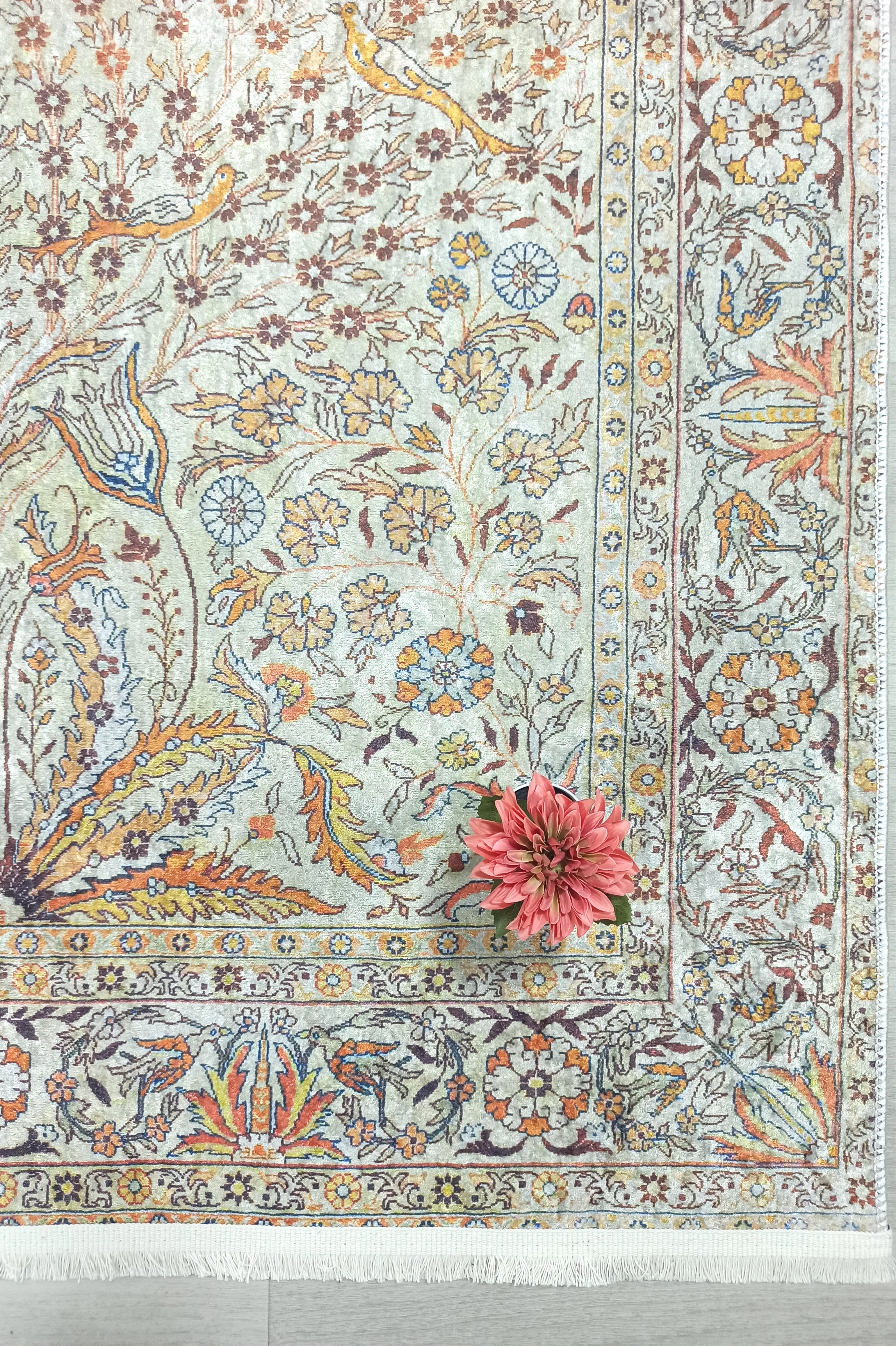 Turkish Beige Ivory Vintage Neutral Beige Rug