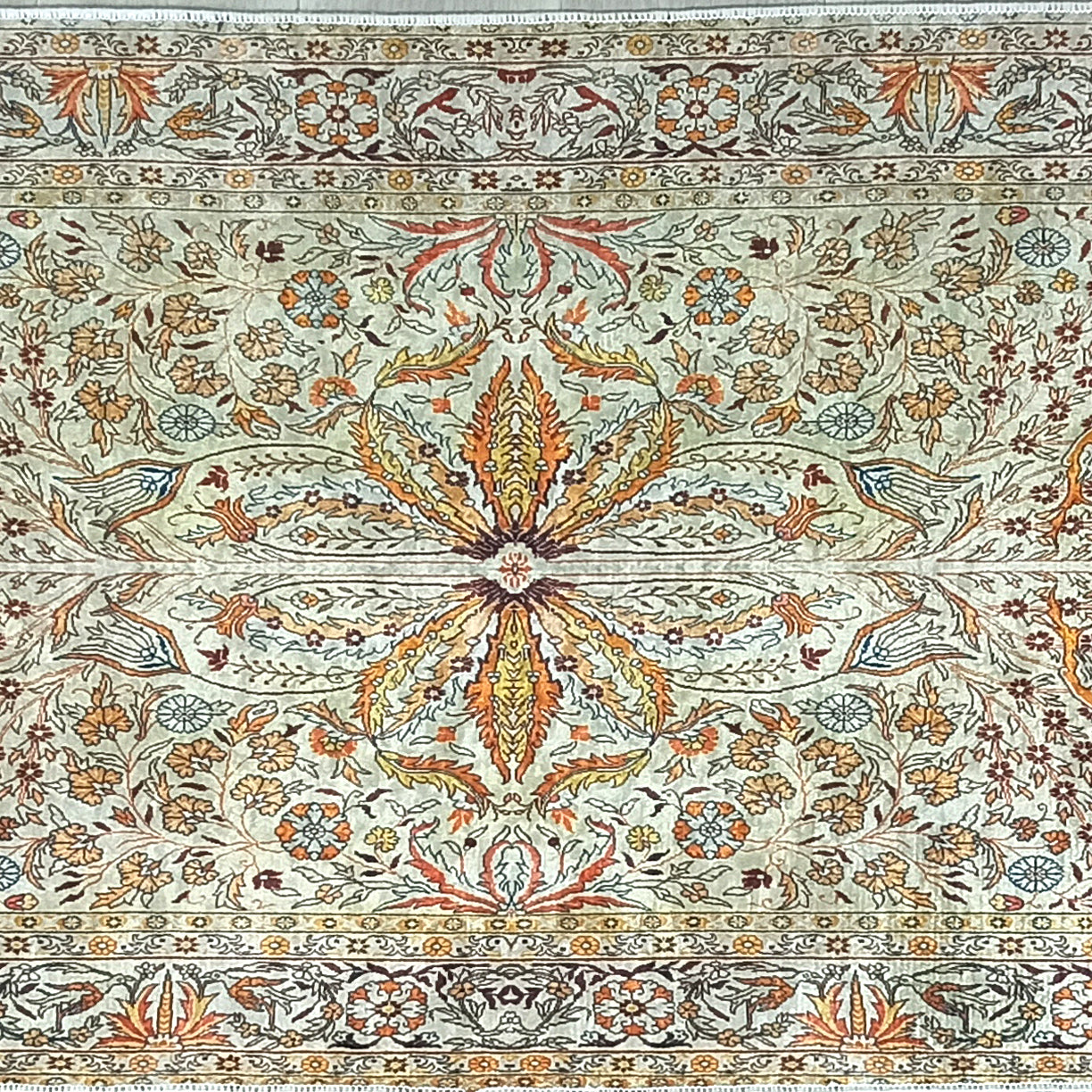 Turkish Beige Ivory Vintage Neutral Beige Rug