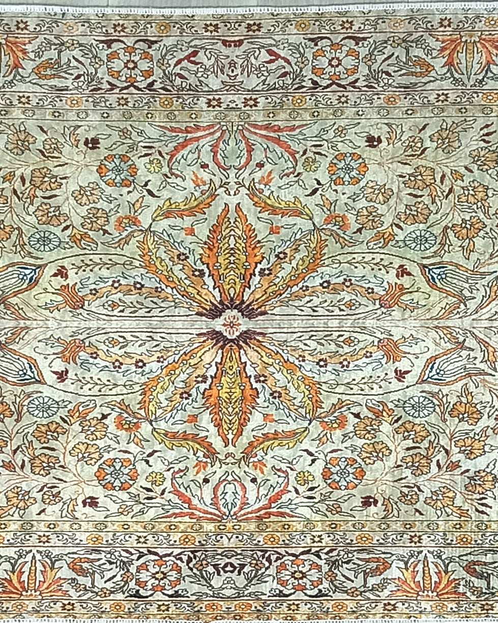 Turkish Beige Ivory Vintage Neutral Beige Rug