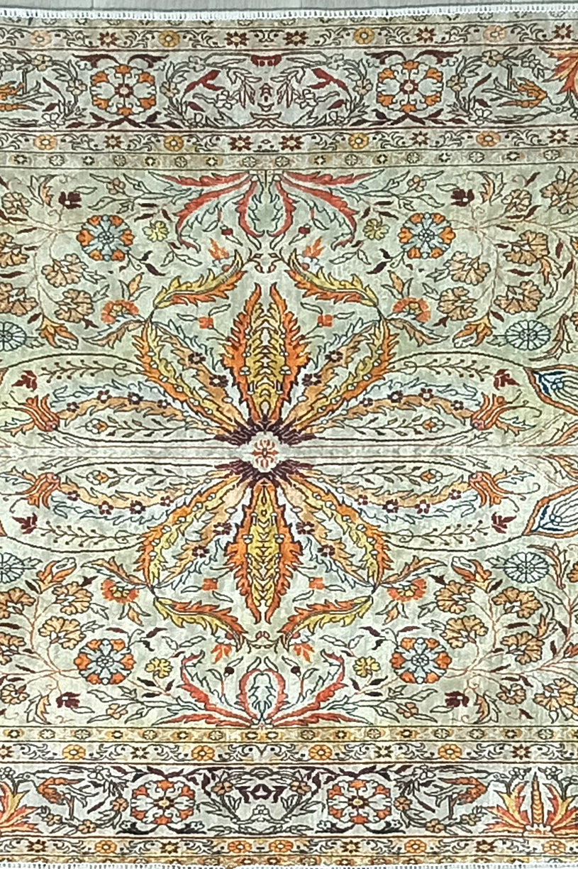 Turkish Beige Ivory Vintage Neutral Beige Rug