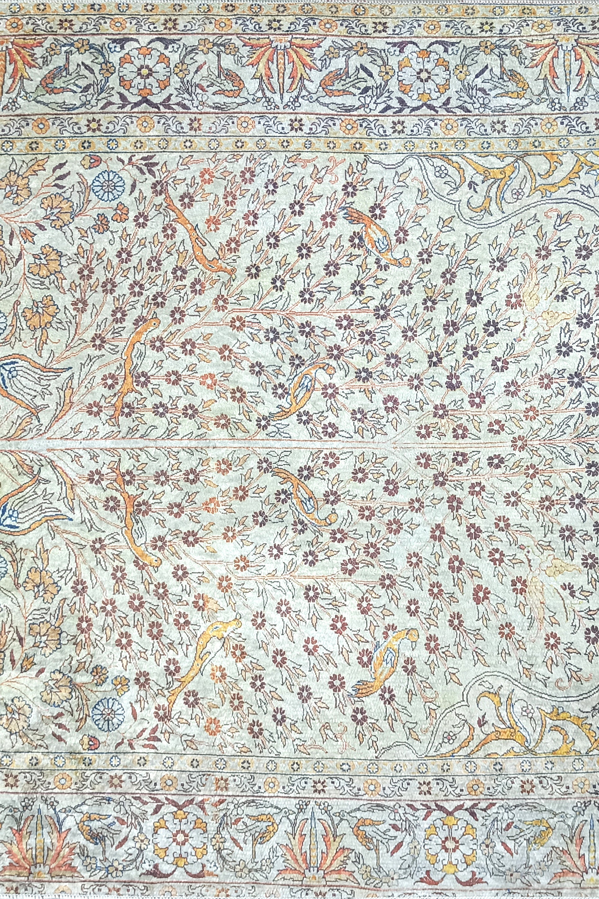 Turkish Beige Ivory Vintage Neutral Beige Rug