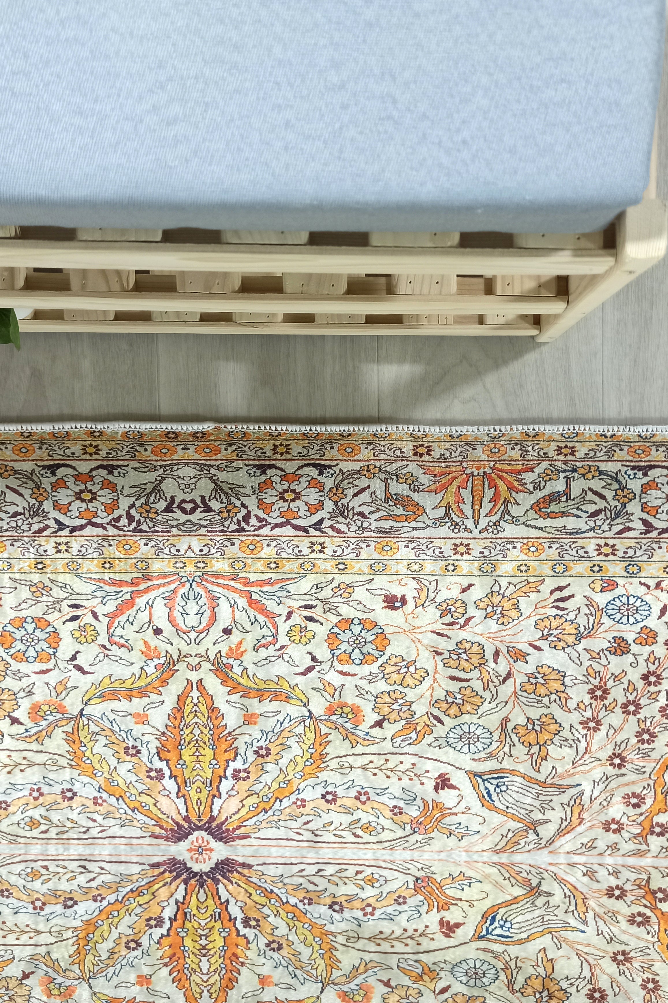 Turkish Beige Ivory Vintage Neutral Beige Rug