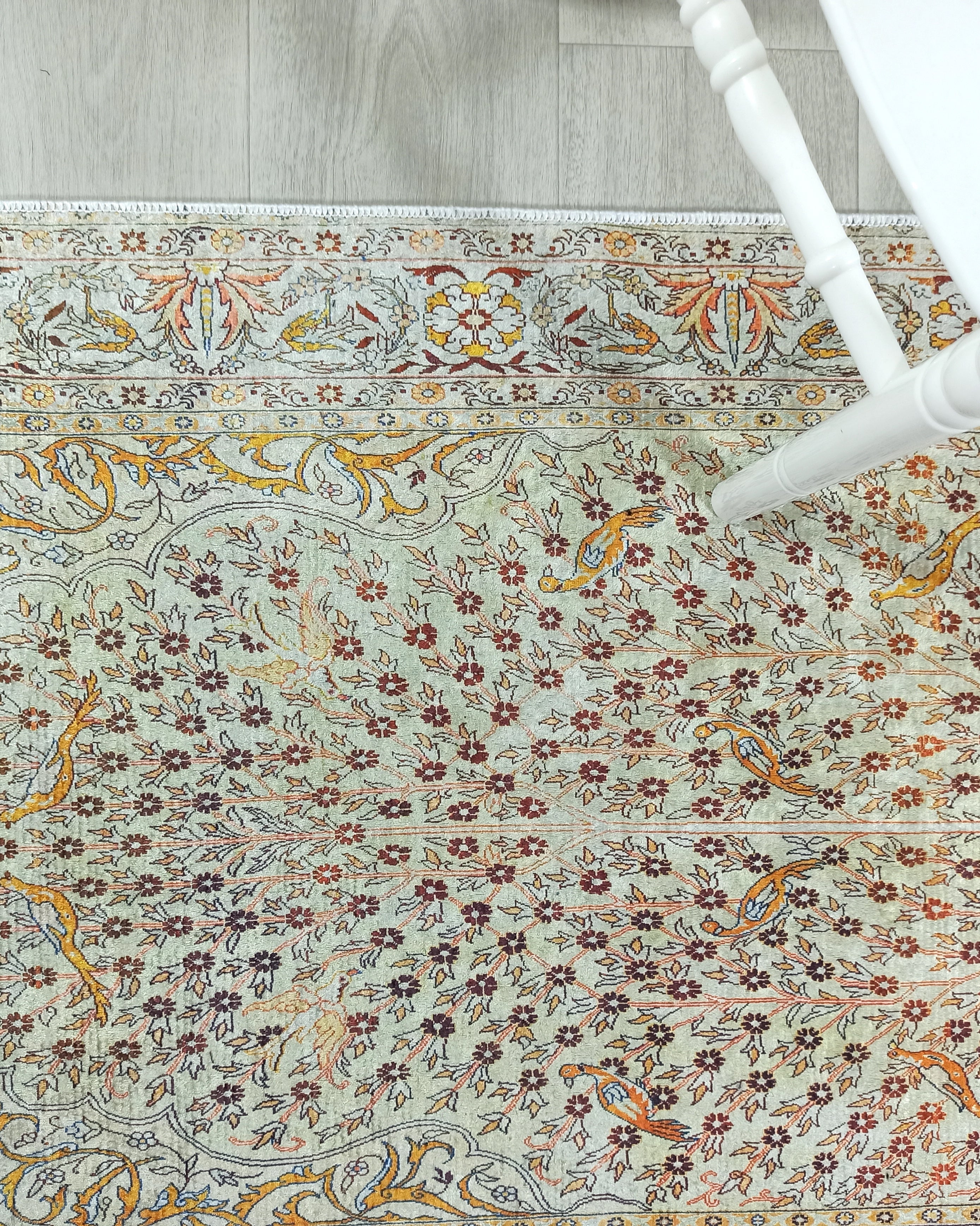 Turkish Beige Ivory Vintage Neutral Beige Rug