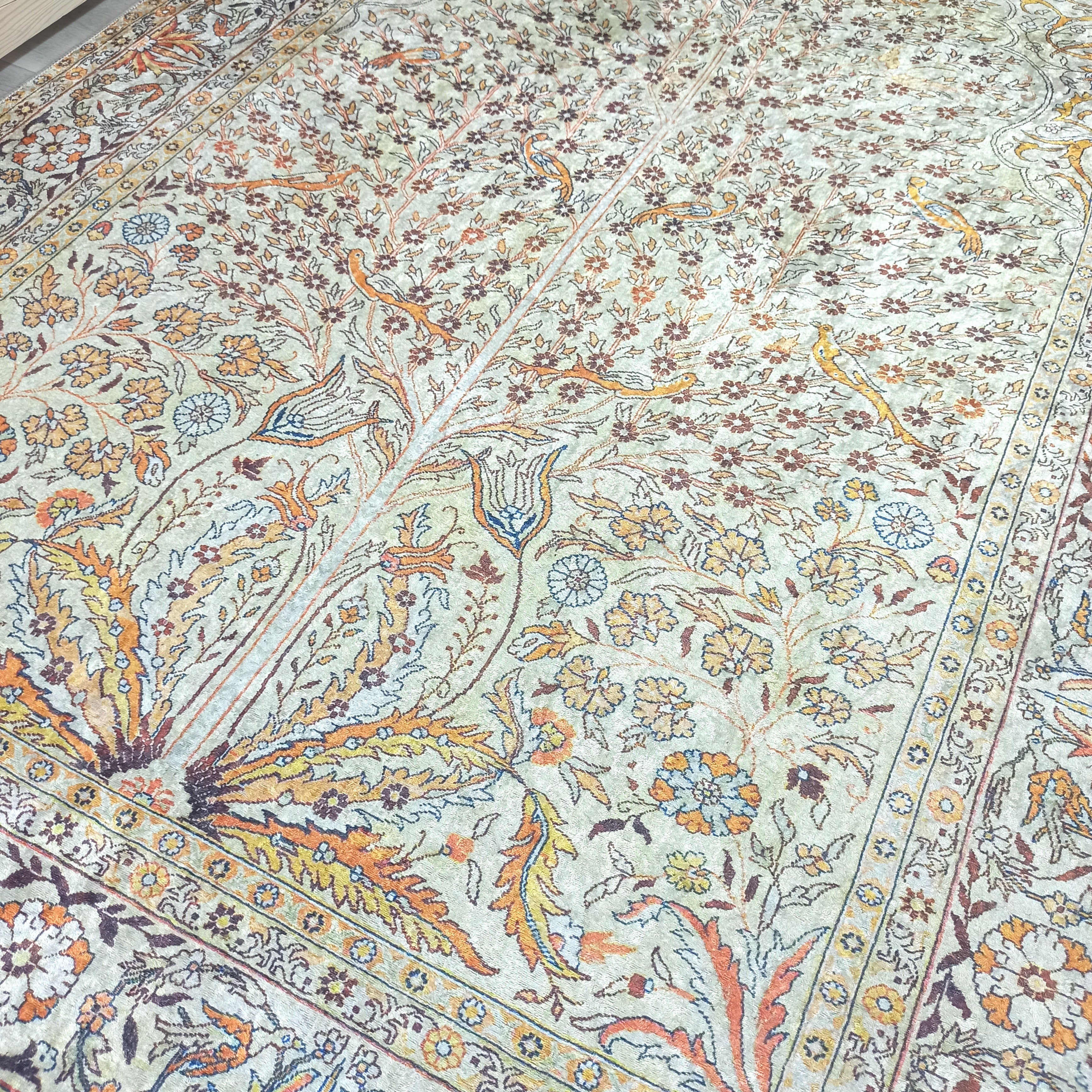 Turkish Beige Ivory Vintage Neutral Beige Rug