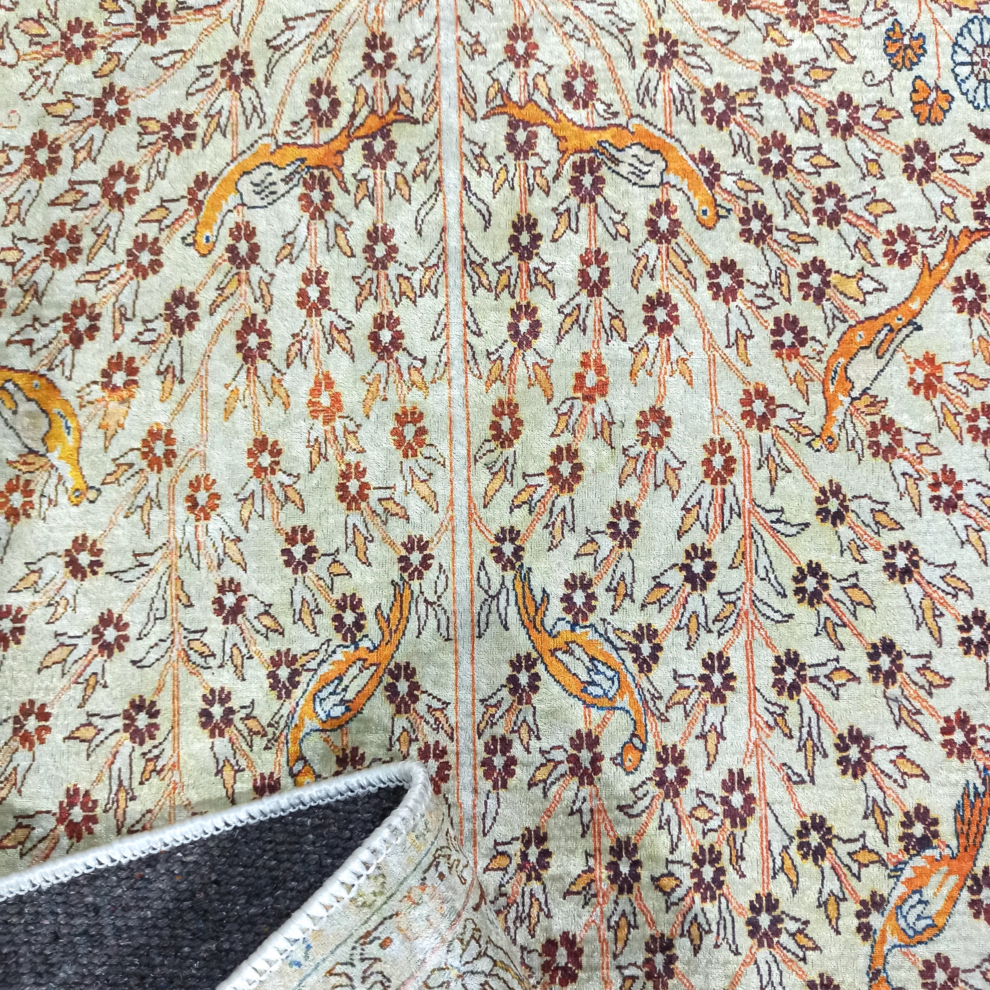 Turkish Beige Ivory Vintage Neutral Beige Rug