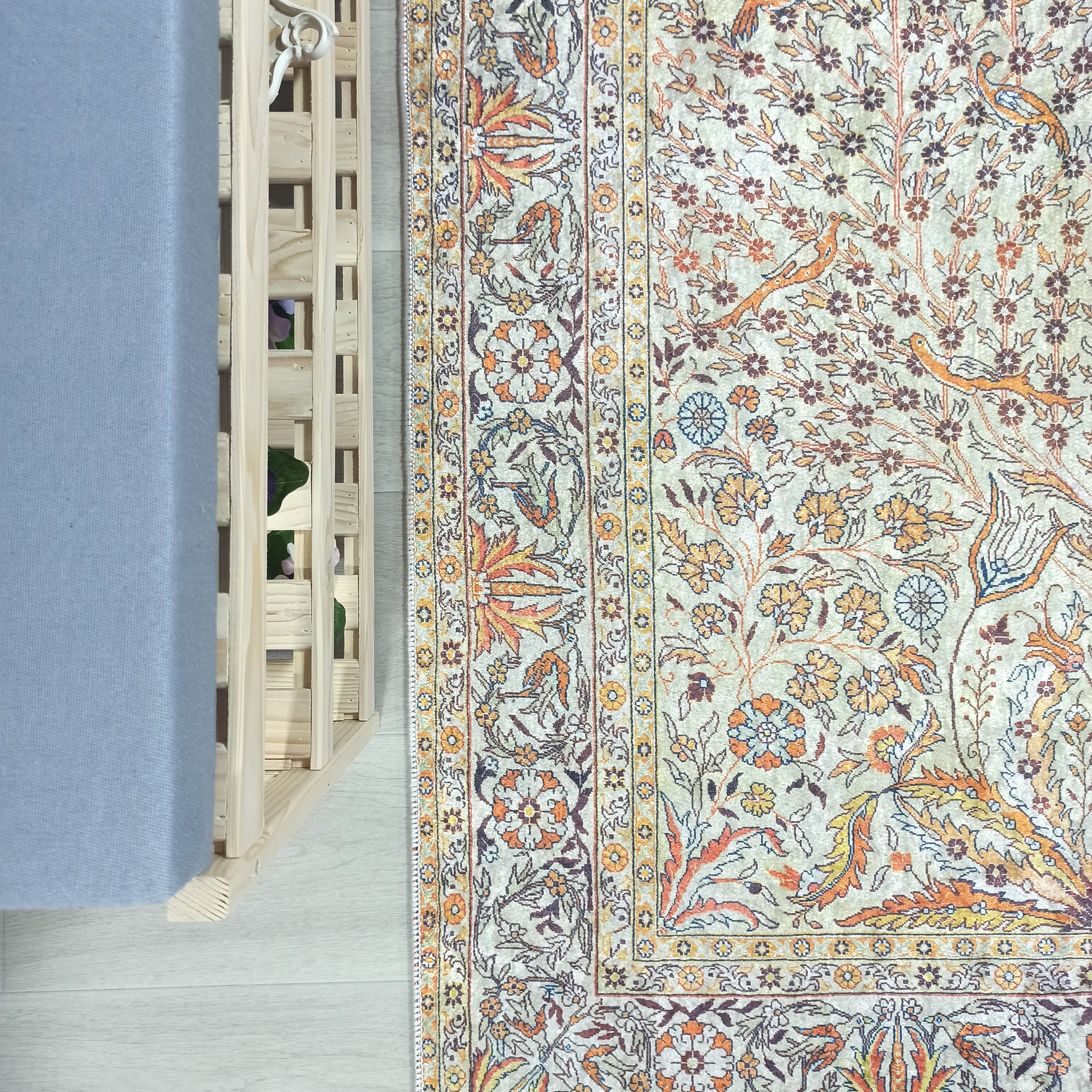 Turkish Beige Ivory Vintage Neutral Beige Rug