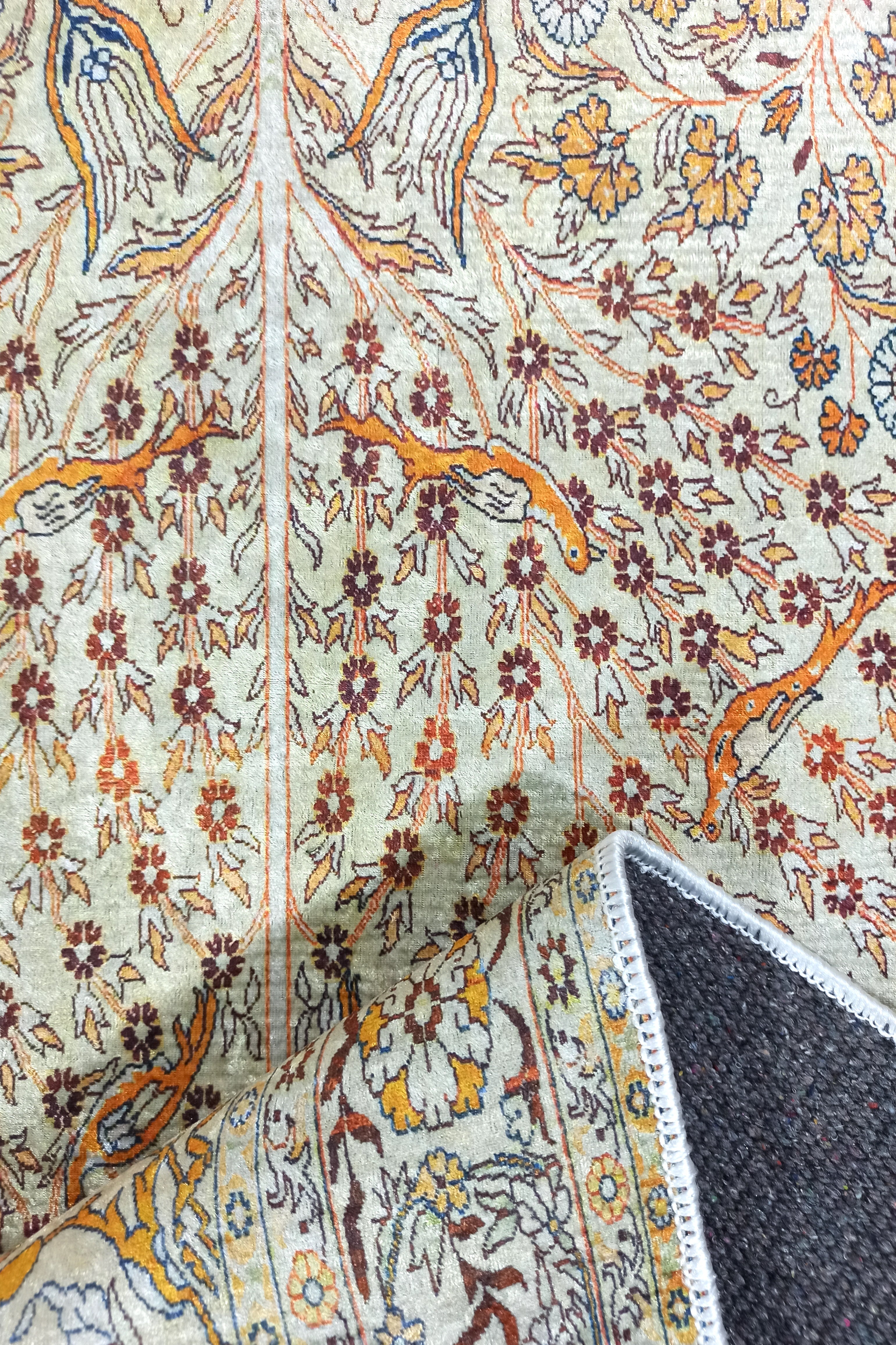 Turkish Beige Ivory Vintage Neutral Beige Rug