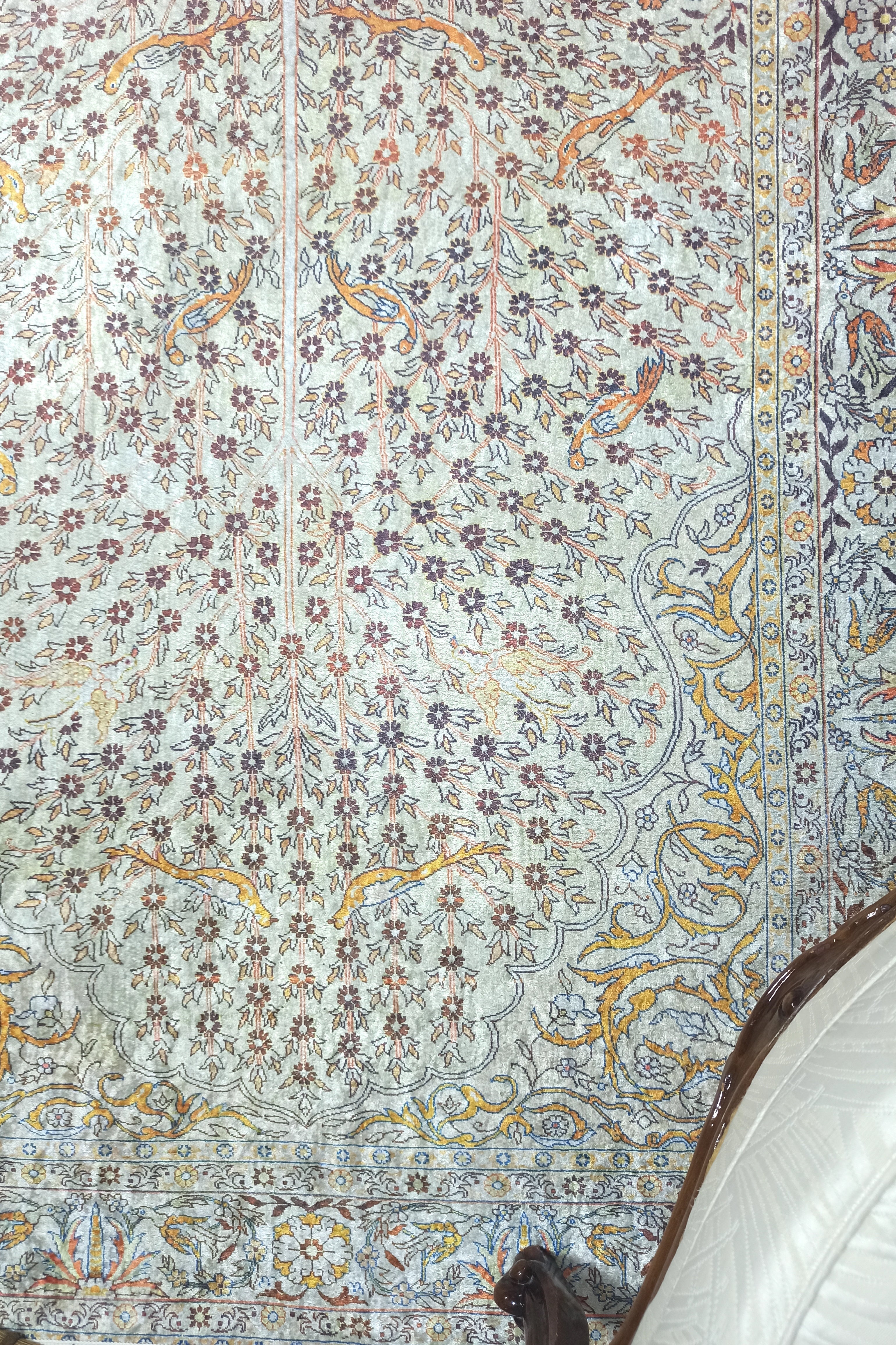 Turkish Beige Ivory Vintage Neutral Beige Rug