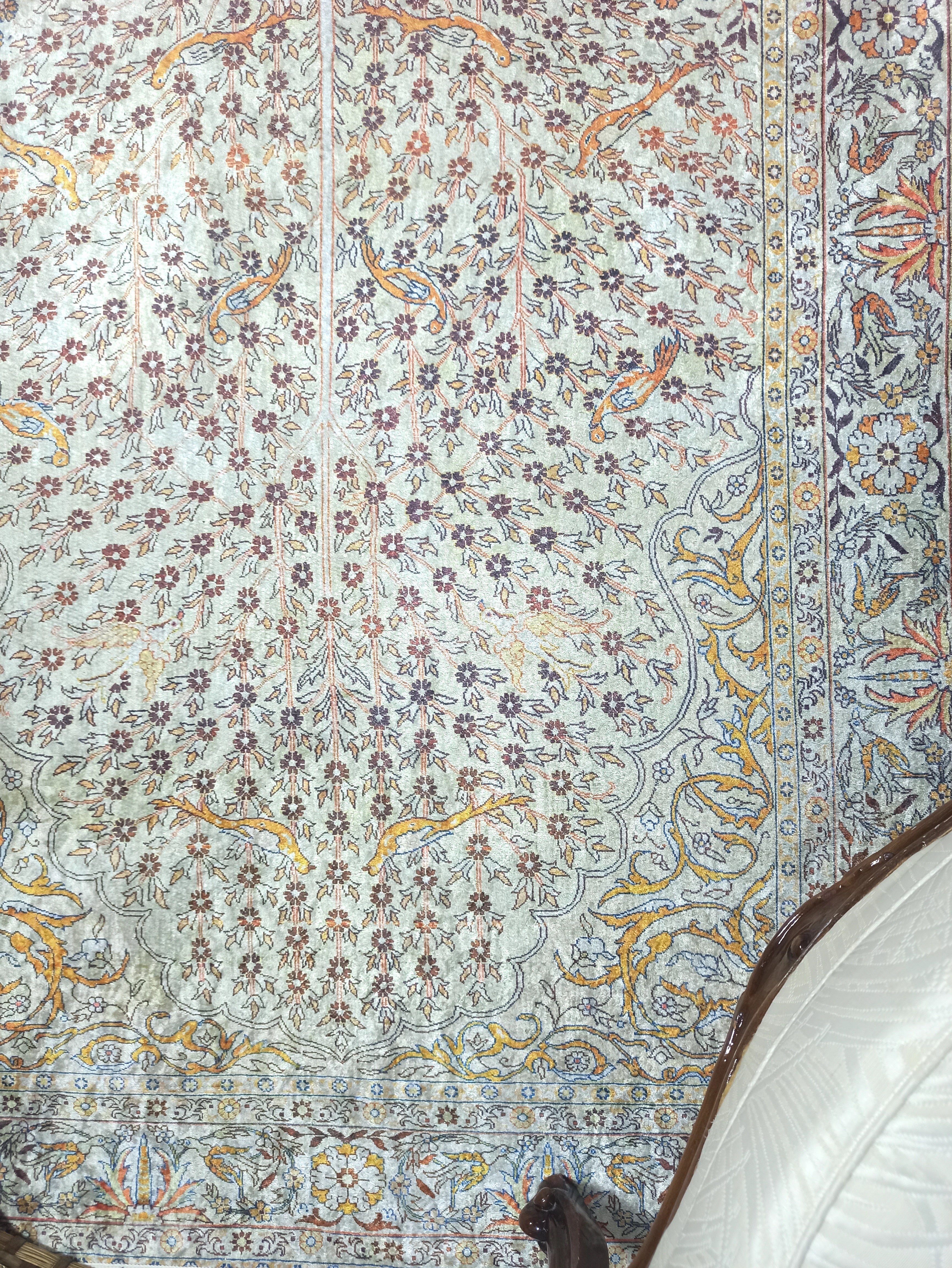 Turkish Beige Ivory Vintage Neutral Beige Rug