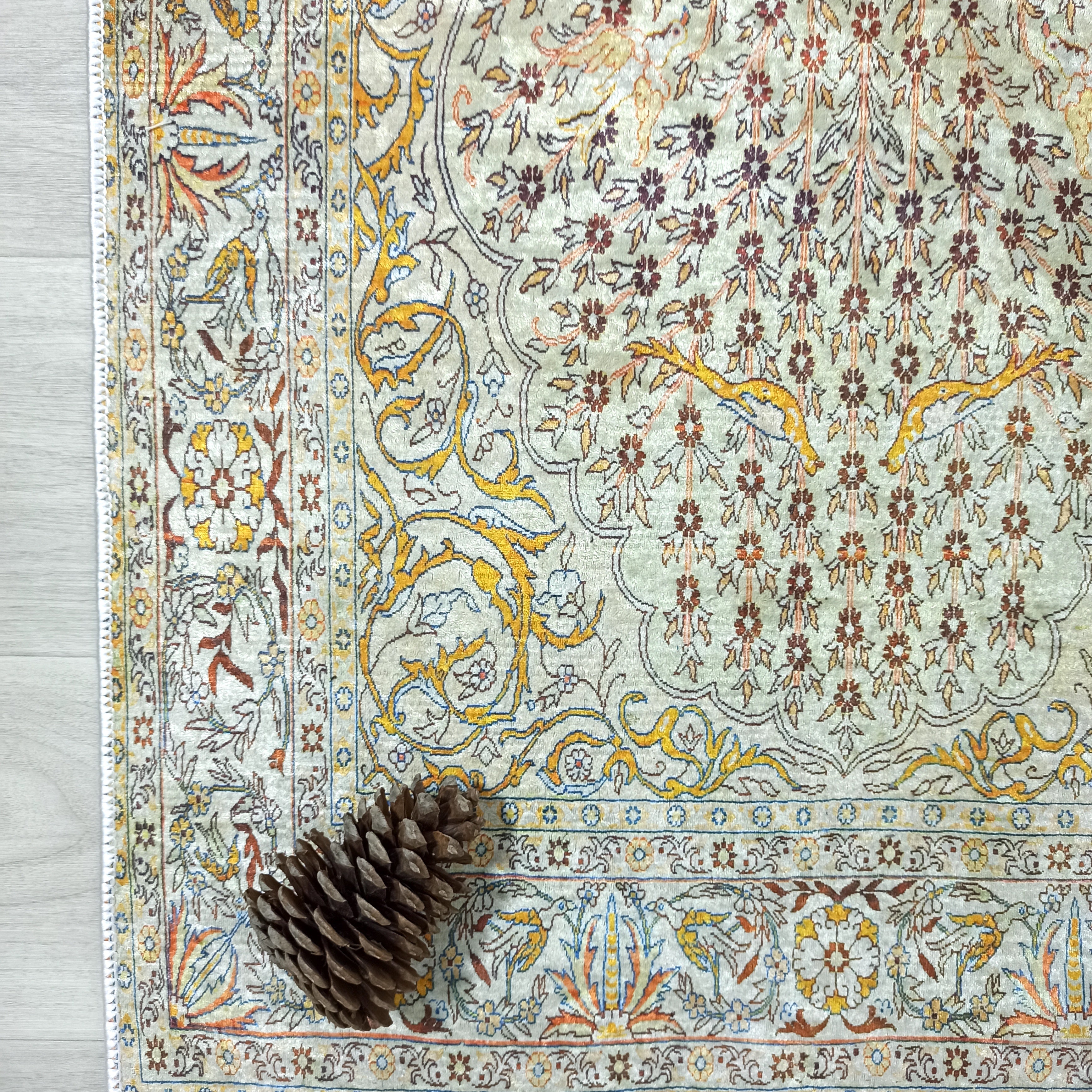 Turkish Beige Ivory Vintage Neutral Beige Rug