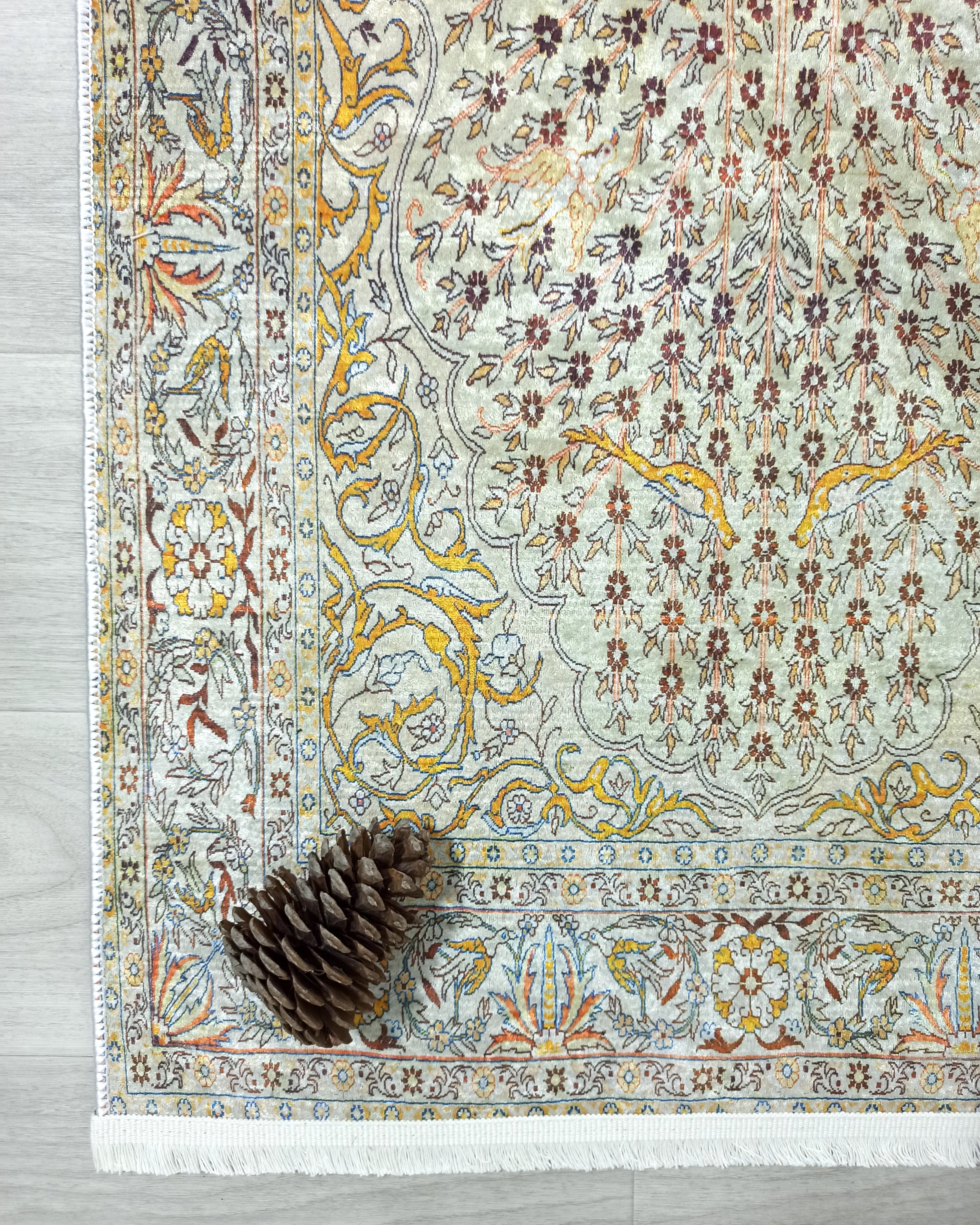 Turkish Beige Ivory Vintage Neutral Beige Rug