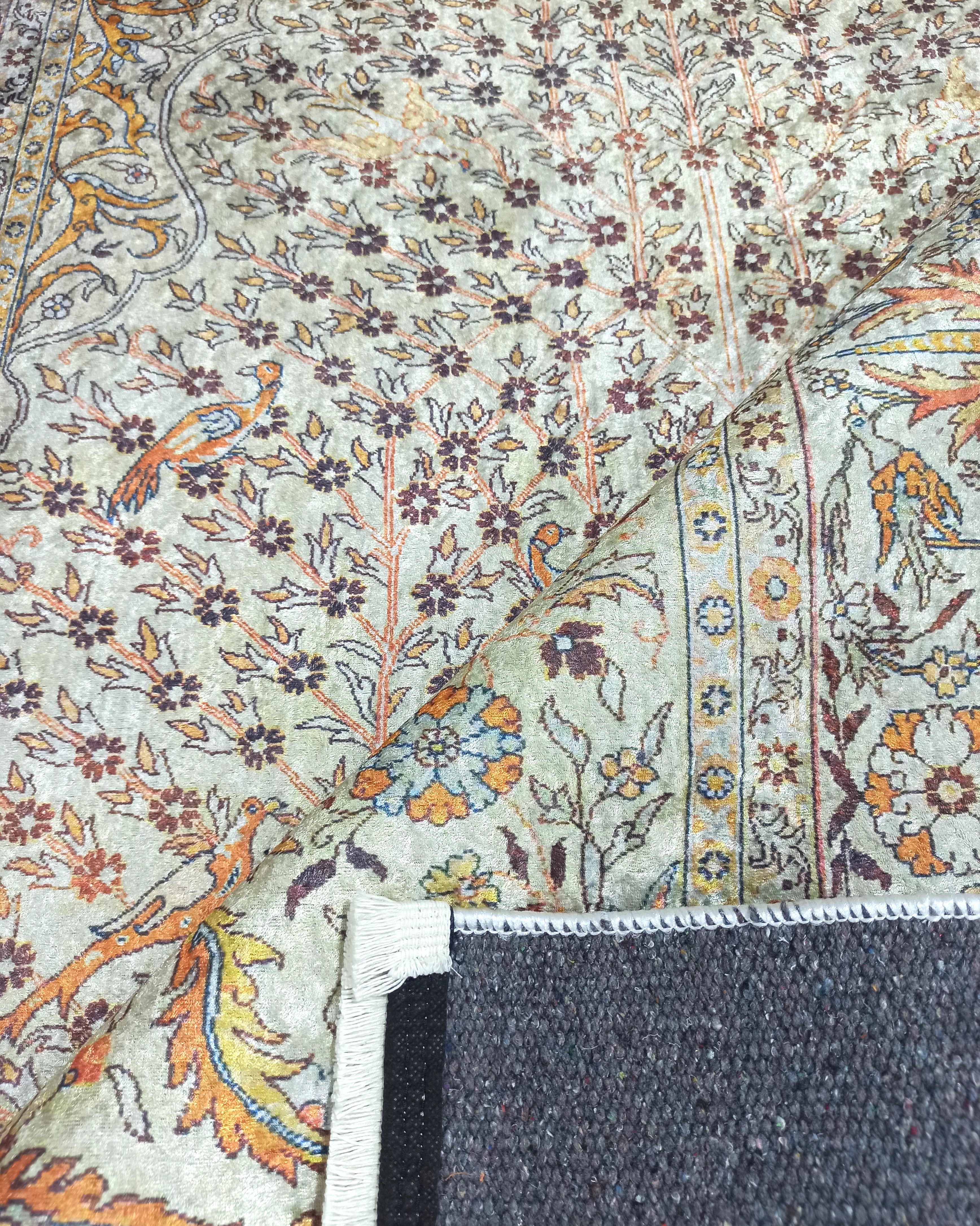 Turkish Beige Ivory Vintage Neutral Beige Rug