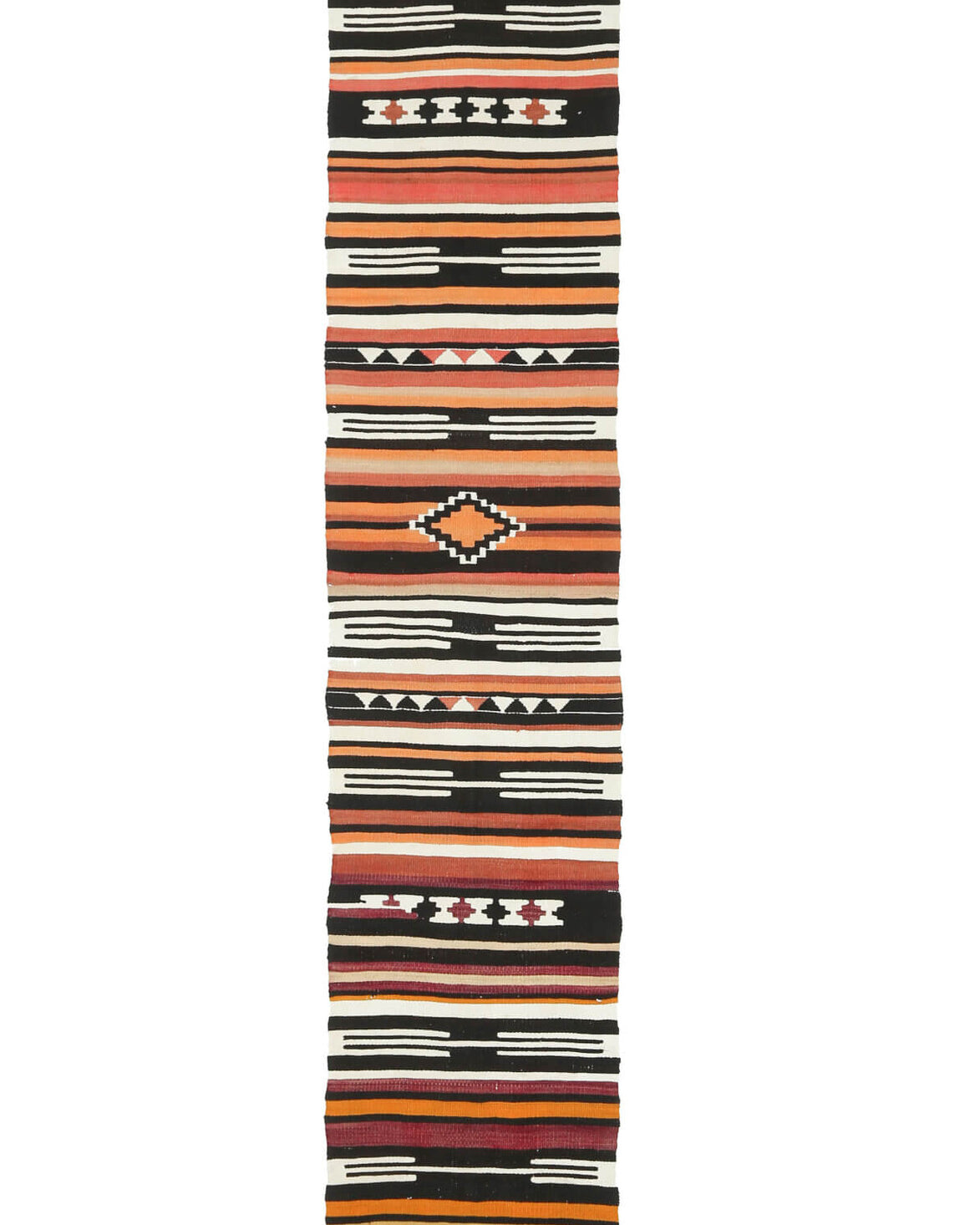 2x10 Wool Vintage Runner Rug