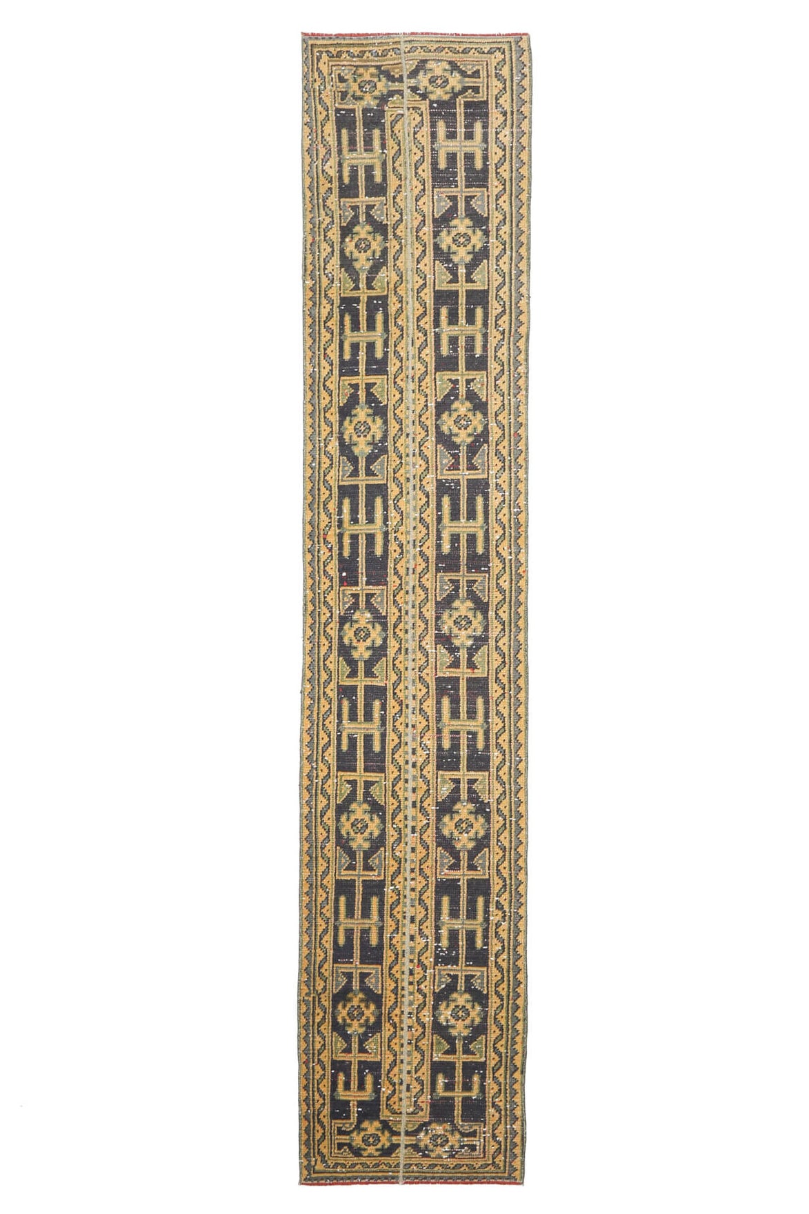 2x11 Handmade Patchwork Runner Rug