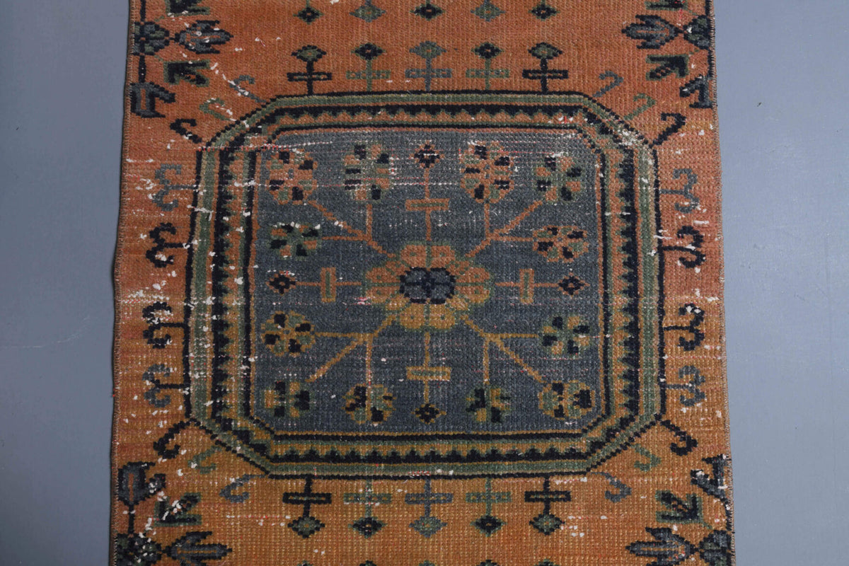 Oushak Vintage Runner Rug