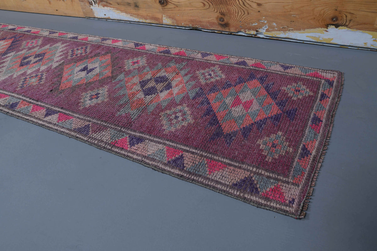 Vintage Purple Runner Rug