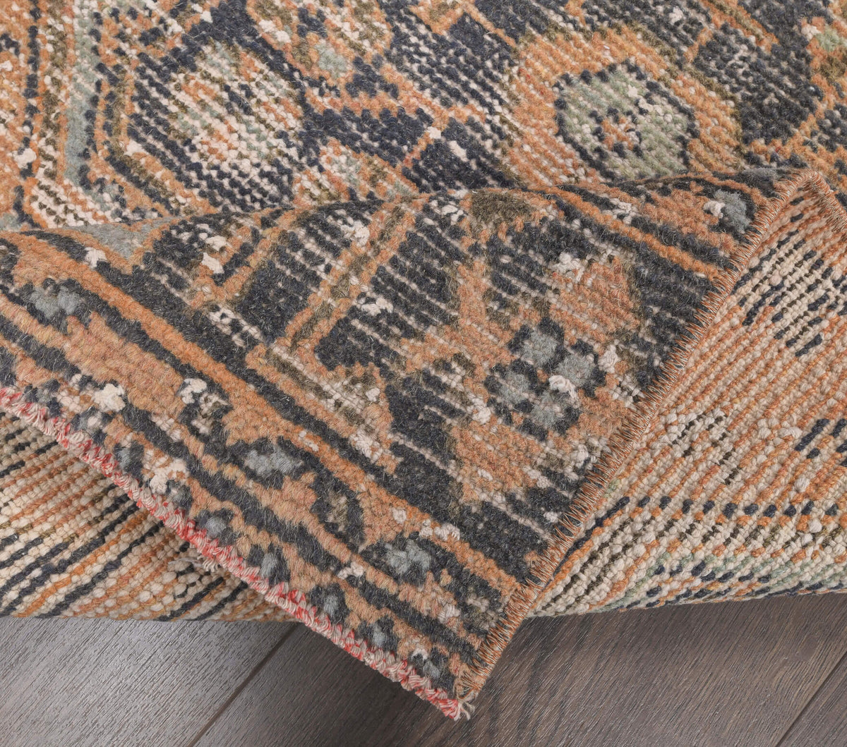 70x338 cm vintage Anatolian runner rug – Ardicnaz, low pile, wool