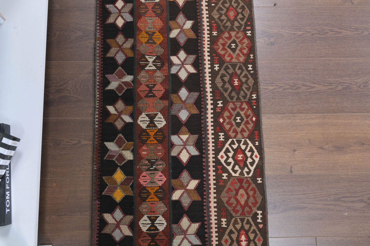 One-of-a-kind 1960s Anatolian vintage kilim runner rug in wool, 1'9" x 5'10"