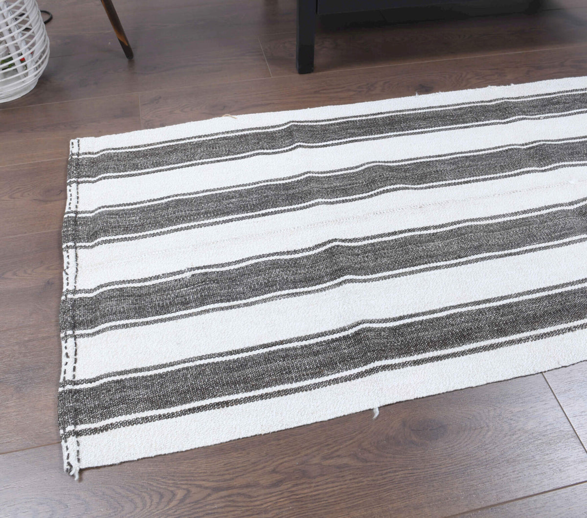 One-of-a-kind 1960s Anatolian vintage kilim runner rug in wool, 2'3" x 5'11"