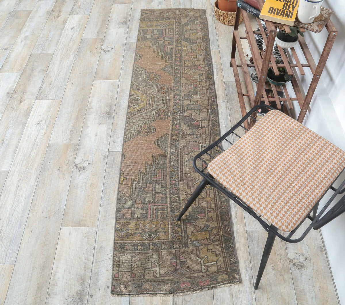 2x7 Vintage Anatolian Handwoven Rug Runner