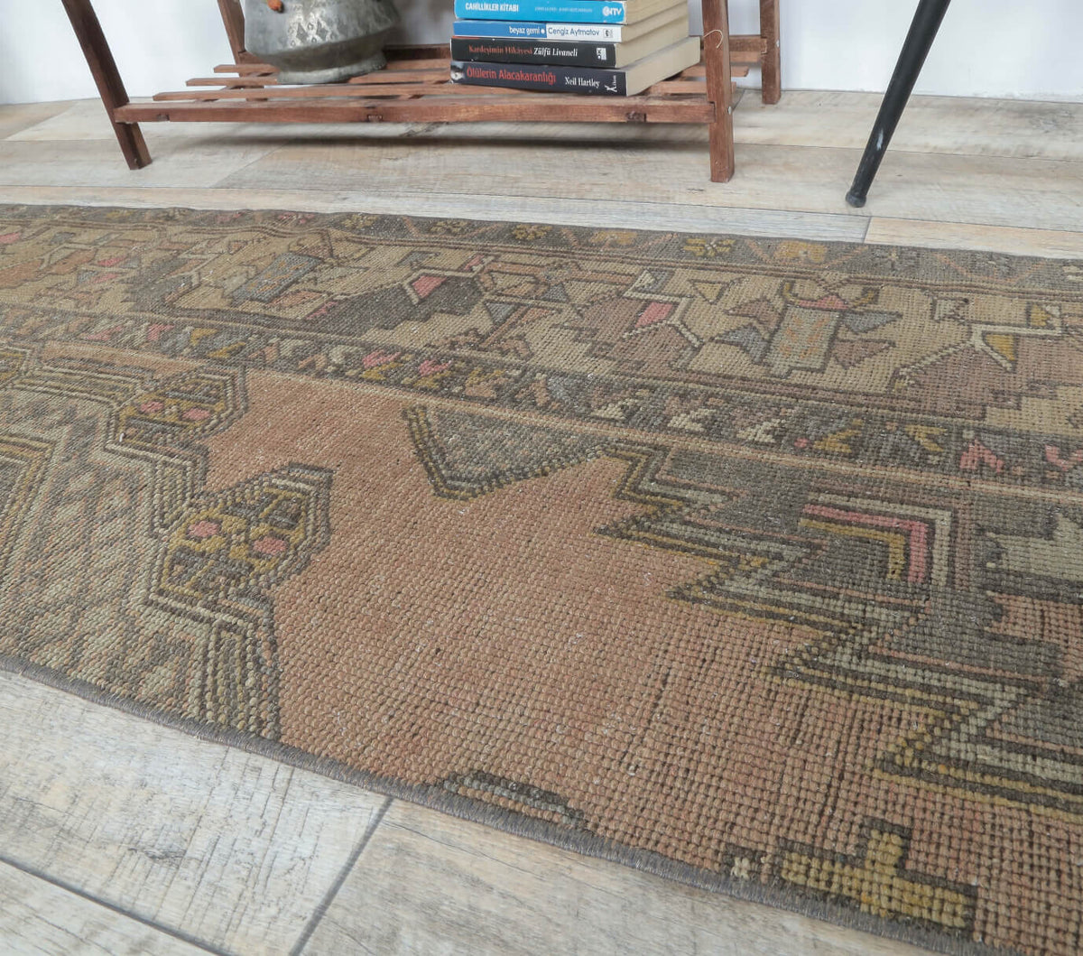 2x7 Vintage Anatolian Handwoven Rug Runner