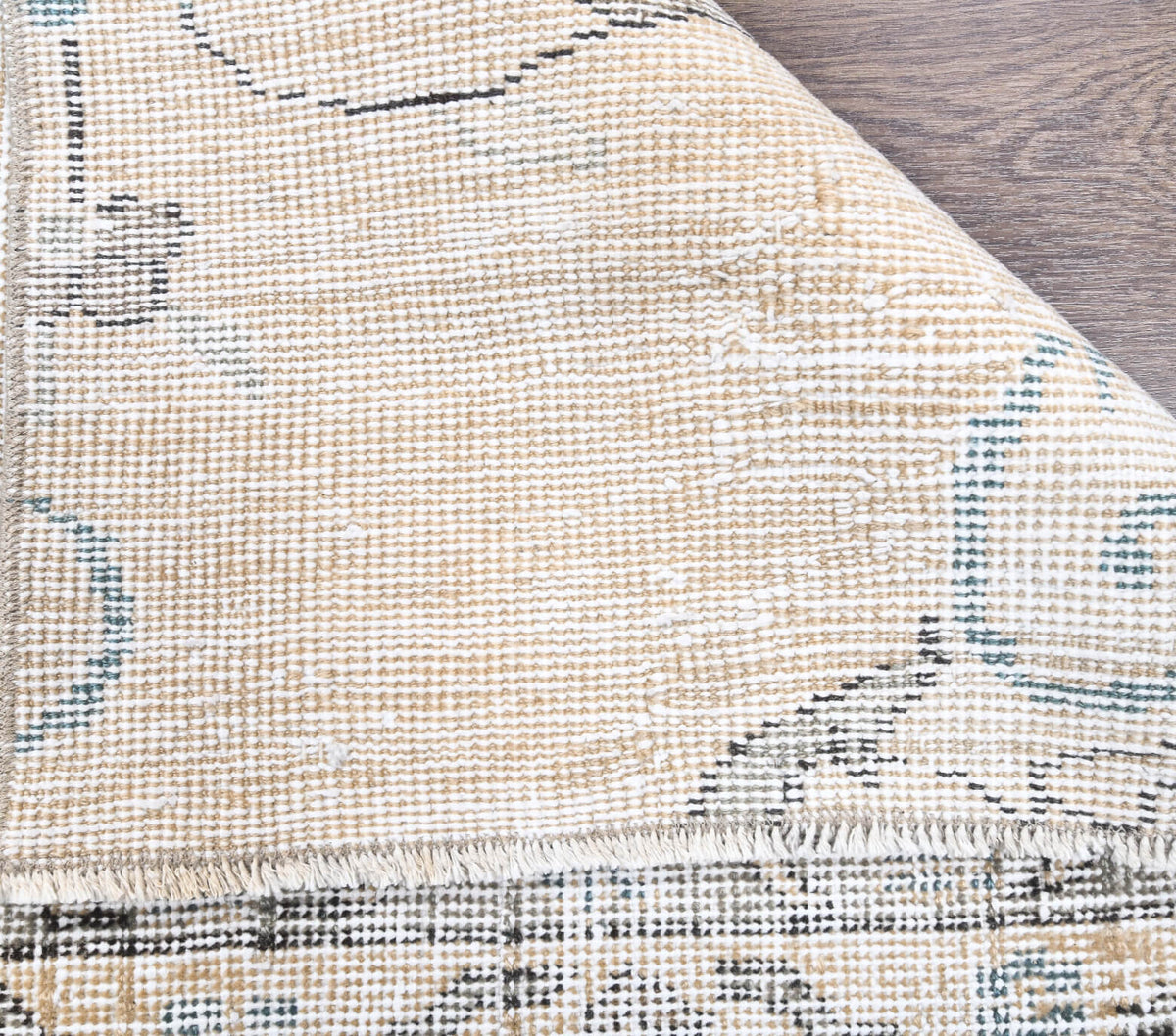 Pale Orange Oushak Runner Rug