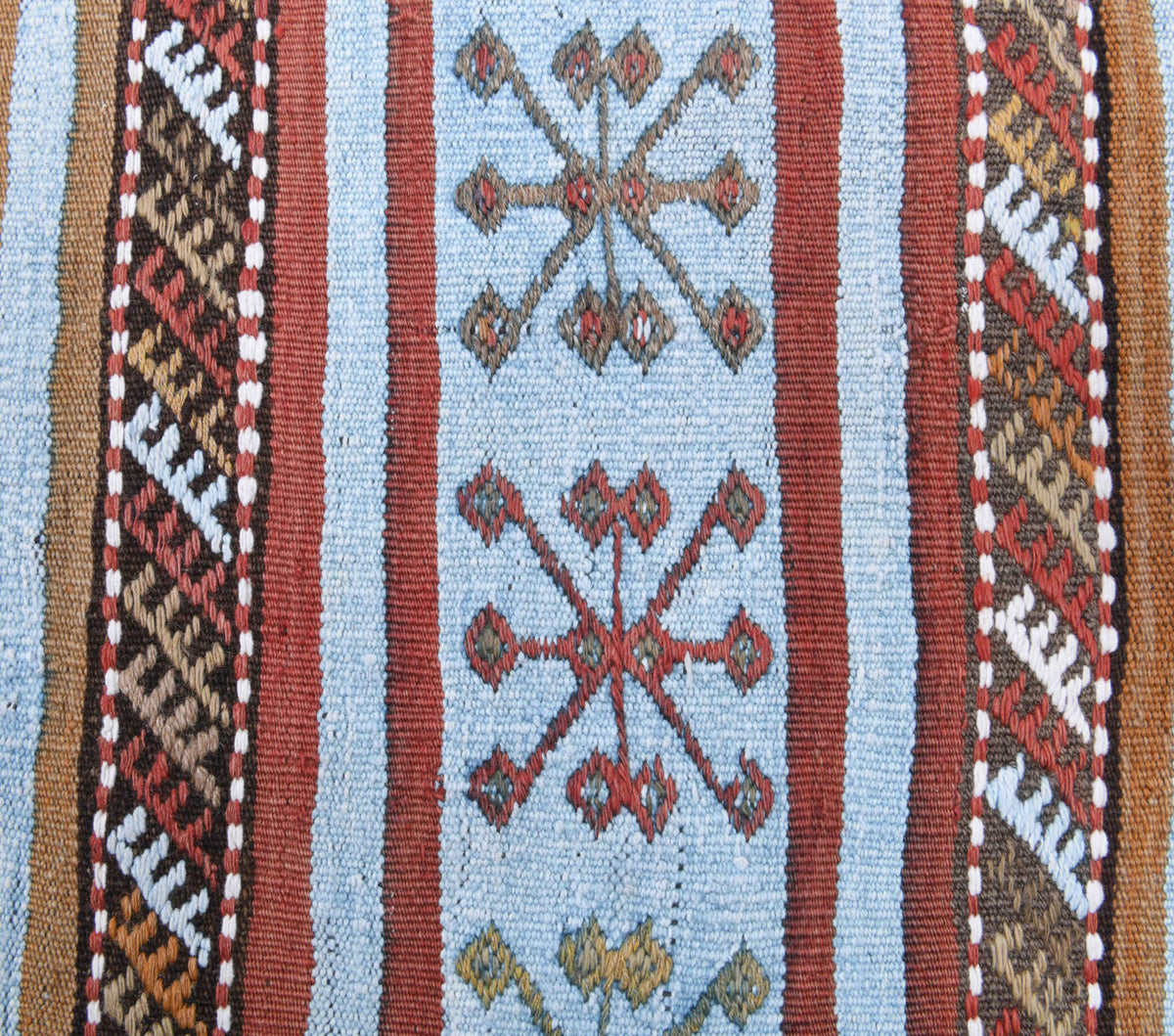 2x7 Wool Vintage Kilim Runner Rug