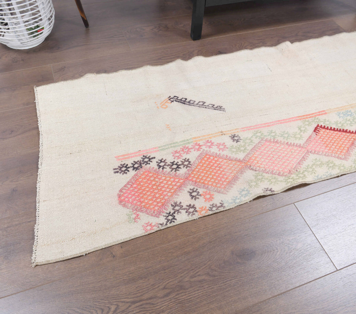 2x7 Vintage Kilim Runner Rug