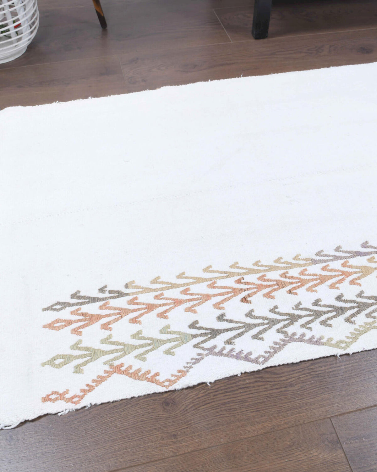 One-of-a-kind 1960s Anatolian vintage kilim runner rug in wool, 2'4" x 6'11"