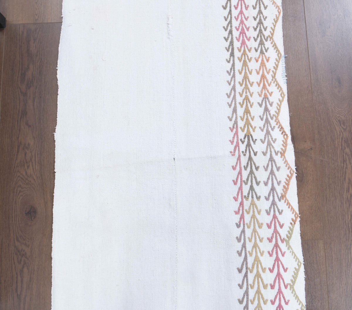 70x210 cm vintage kilim Anatolian runner rug – Taspinar, flatweave, wool