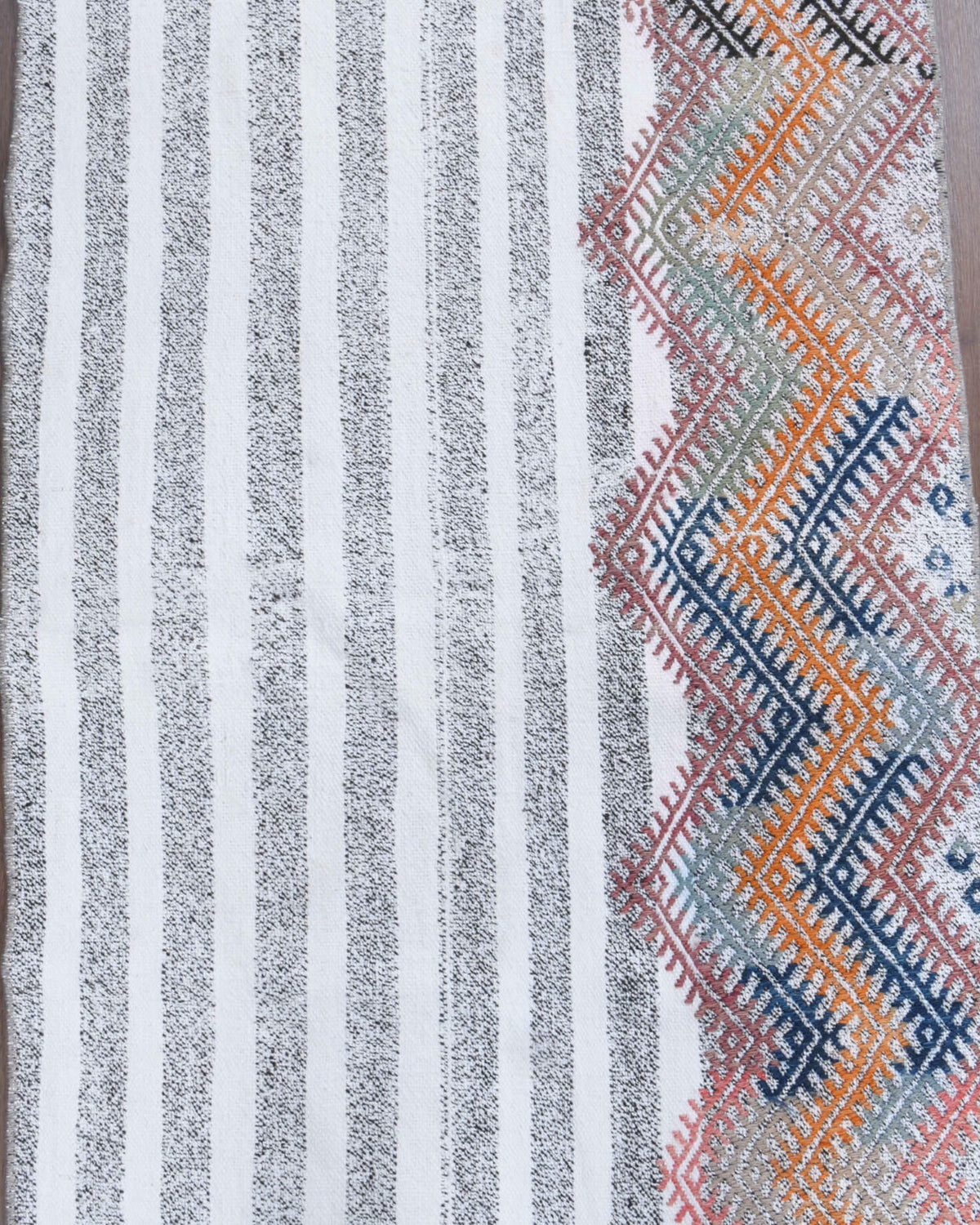 66x211 cm vintage kilim Anatolian runner rug – Takuhi, flatweave, wool