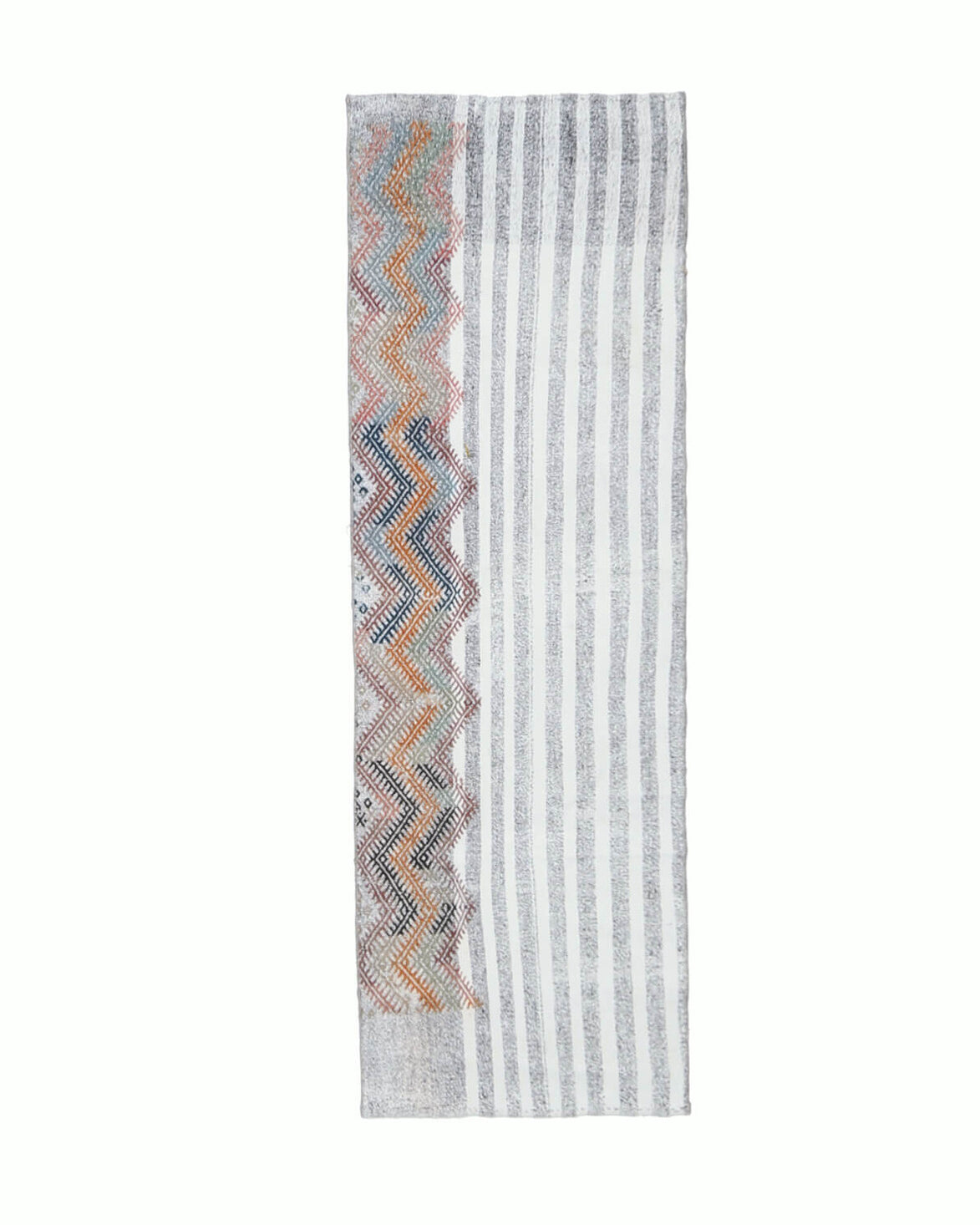 2x7 Wool Vintage Kilim Runner Rug