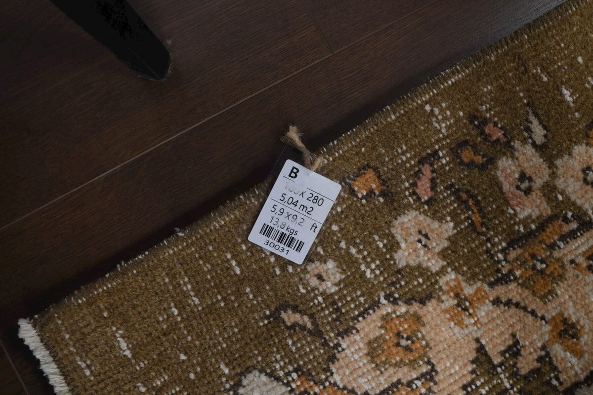 2x8 Handmade Patchwork Runner Rug