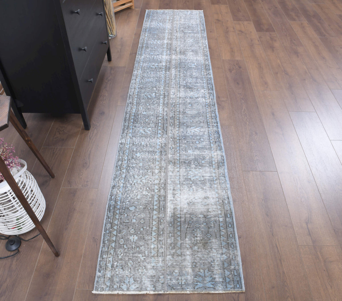 2x9 Handmade Patchwork Runner Rug