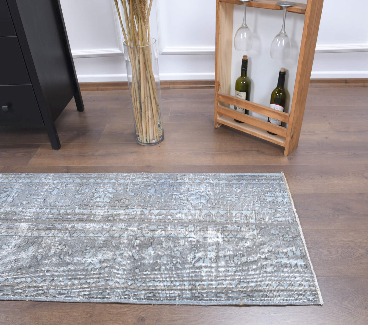 2x9 Handmade Patchwork Runner Rug
