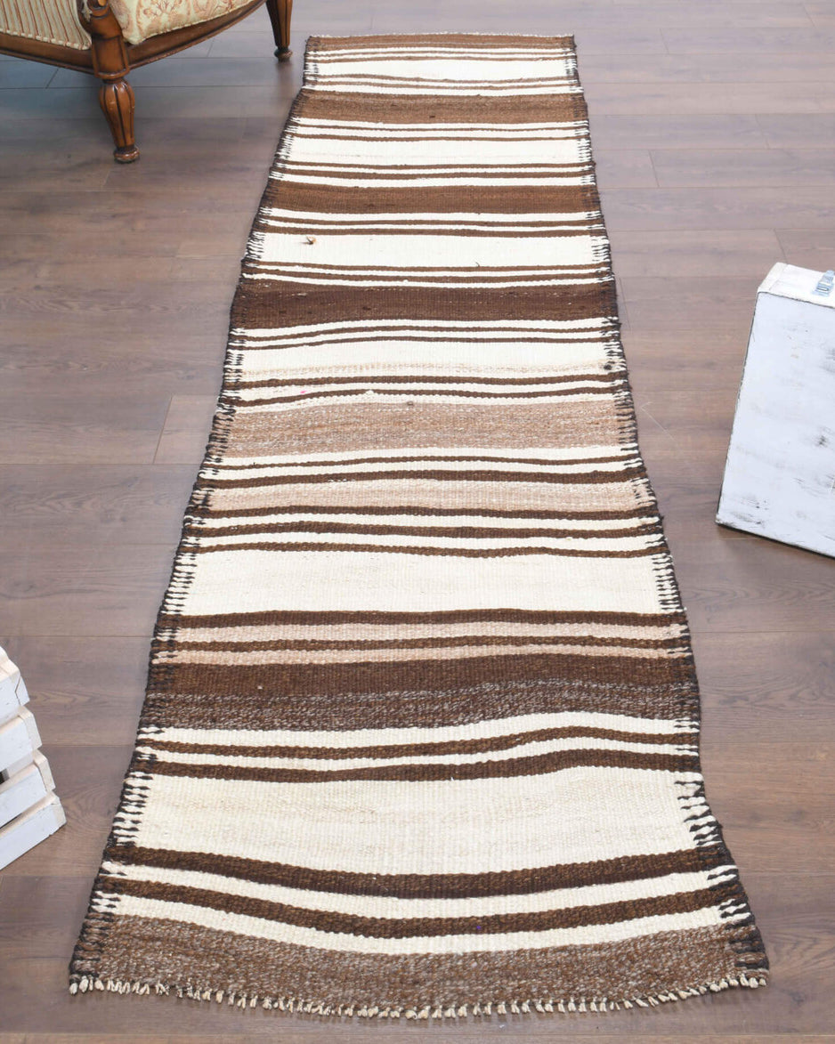 2x9 Wool Vintage Runner Rug