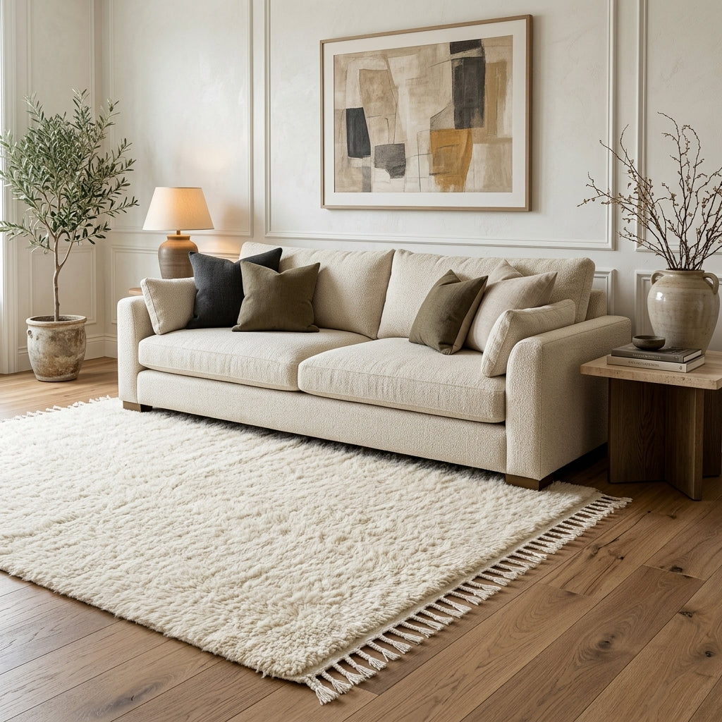 Solid pattern on the Thalassopheme vintage kilim rug – handwoven flatweave in Anatolia, Turkey