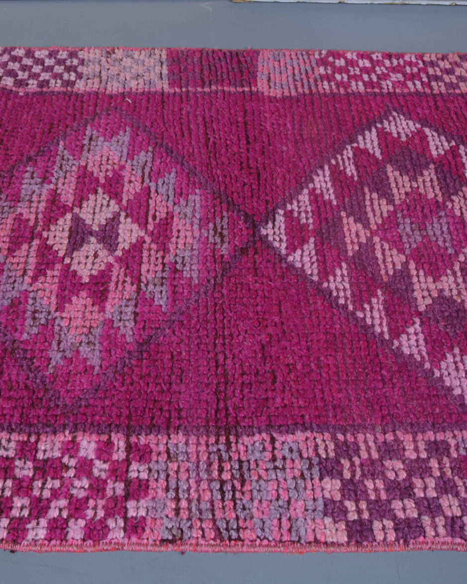 Vintage Purple Runner Rug